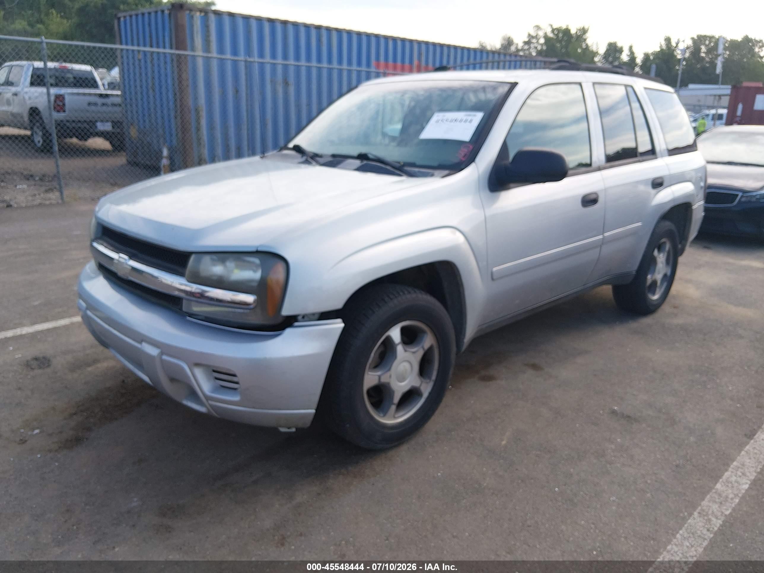 2007 Chevrolet Trailblazer Ls Beige vin: 1GNDS13S672163014
