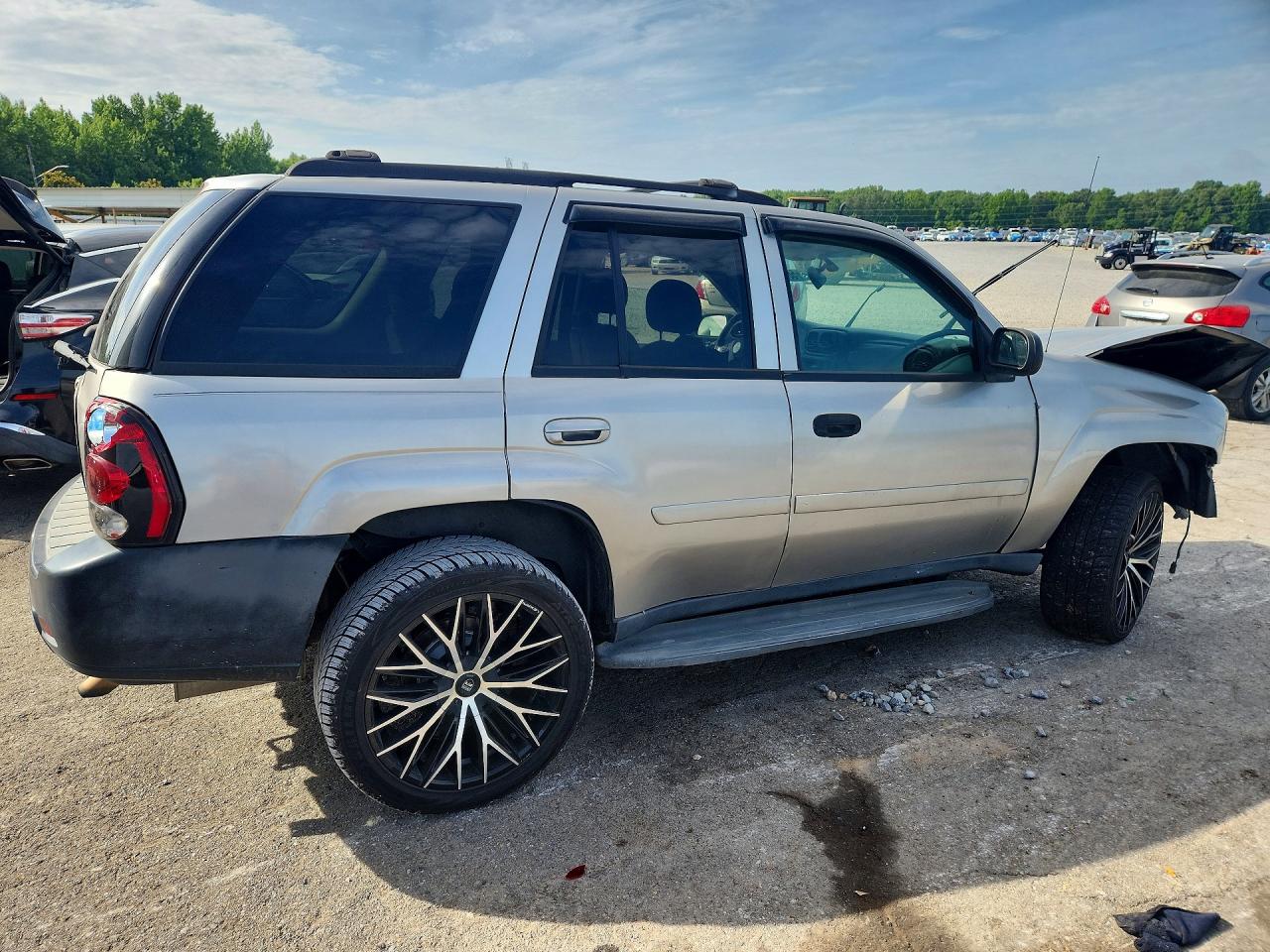2007 Chevrolet Trailblazer Ls Silver vin: 1GNDS13S672244899