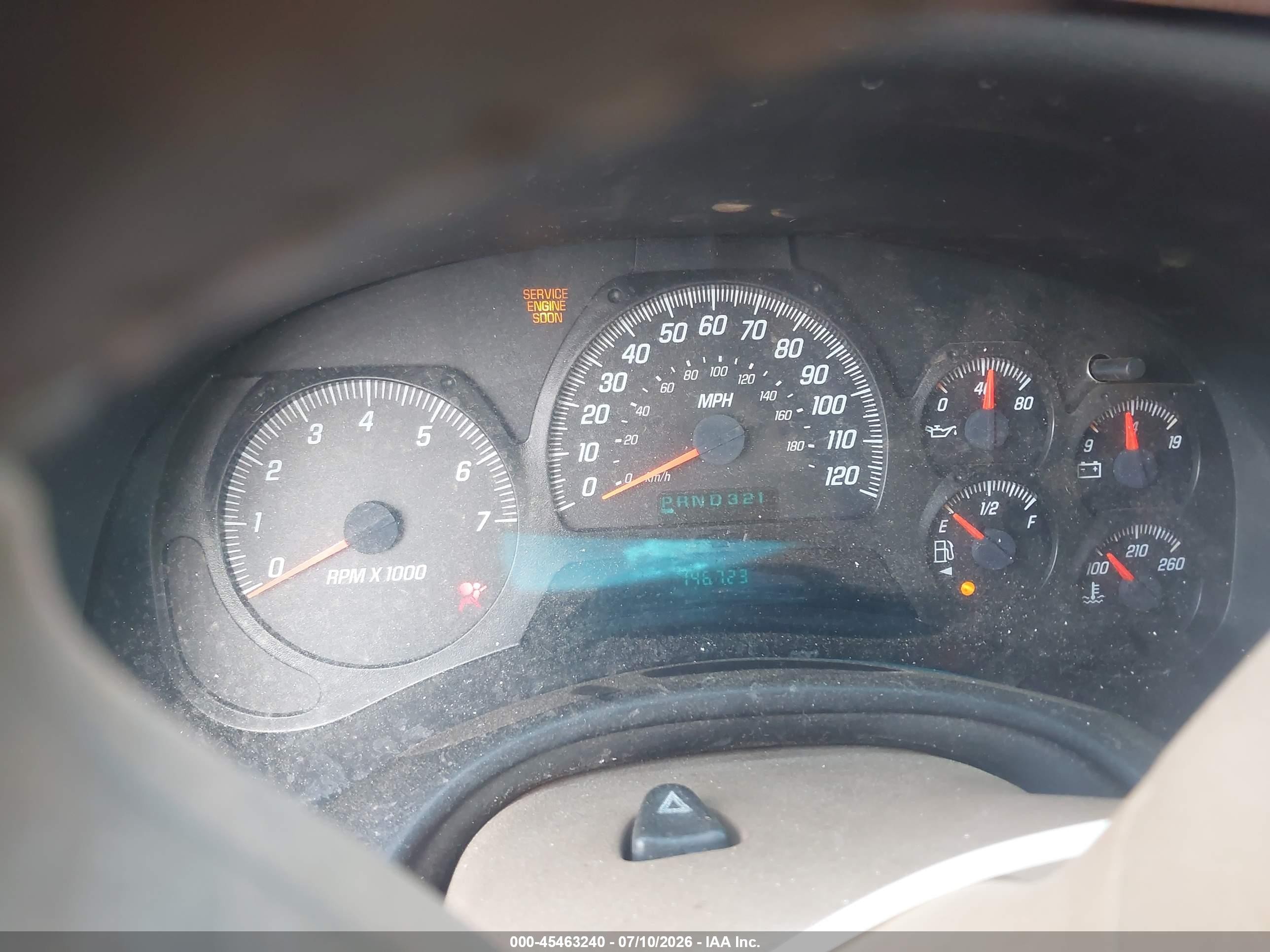 2002 Chevrolet Trailblazer Ls Brown vin: 1GNDS13S722408640