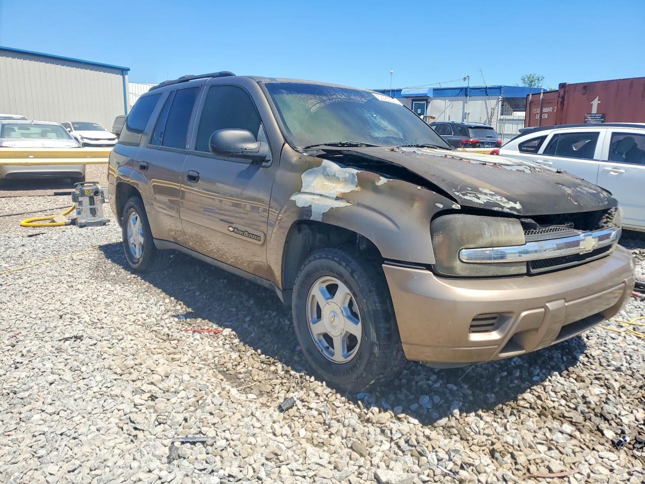 2002 Chevrolet Trailblazer Brown vin: 1GNDS13S722454727