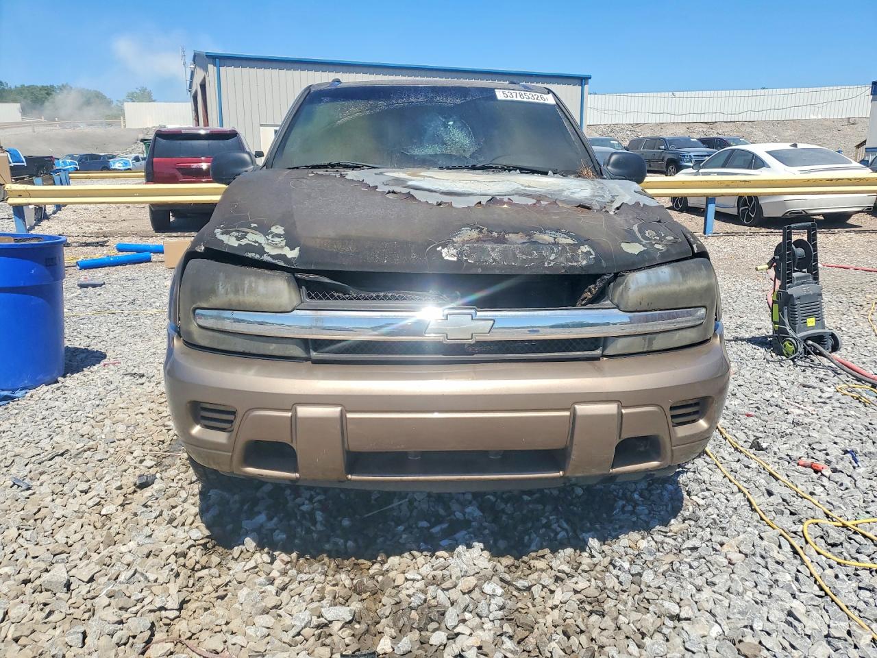 2002 Chevrolet Trailblazer Brown vin: 1GNDS13S722454727