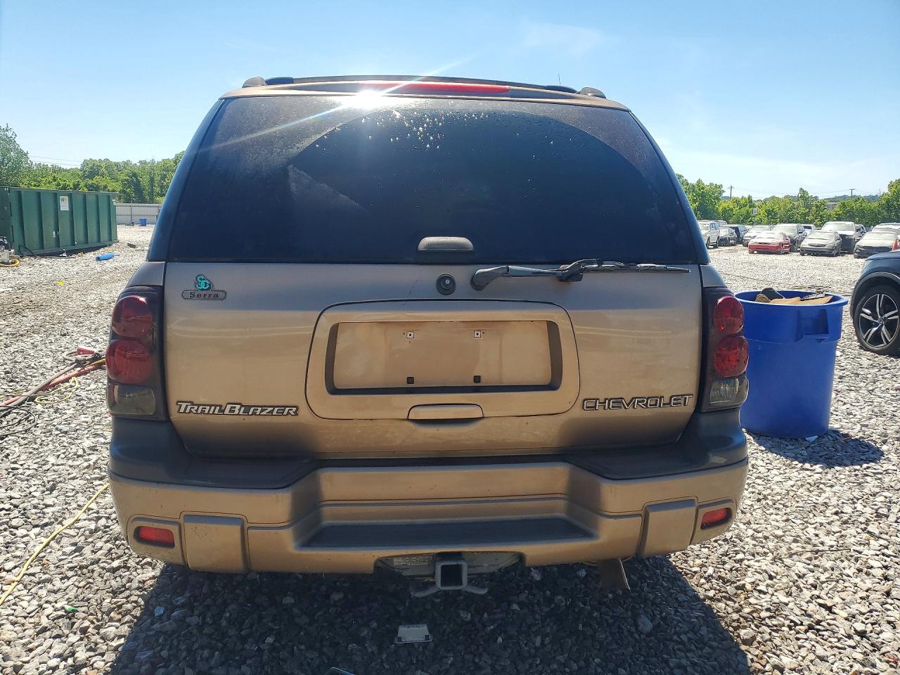 2002 Chevrolet Trailblazer Brown vin: 1GNDS13S722454727