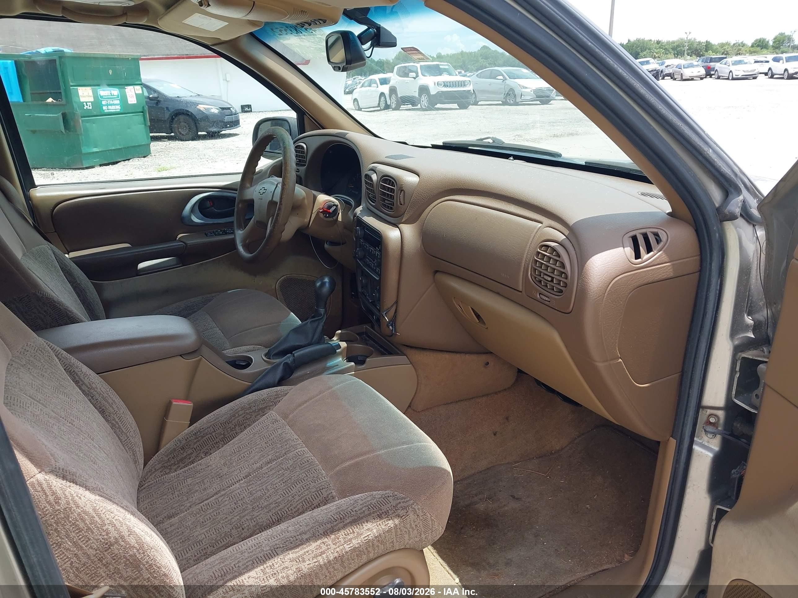 2002 Chevrolet Trailblazer Ls Silver vin: 1GNDS13S722487954