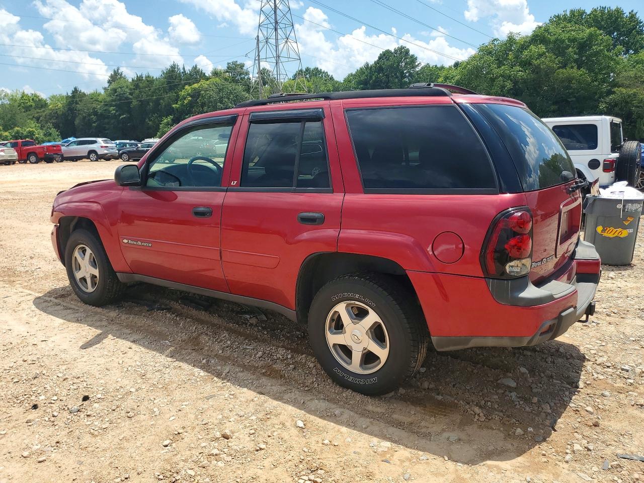 2003 Chevrolet Trailblazer Red vin: 1GNDS13S732387323