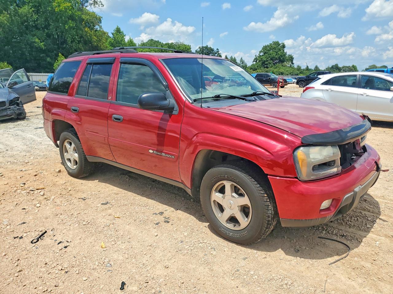 2003 Chevrolet Trailblazer Red vin: 1GNDS13S732387323