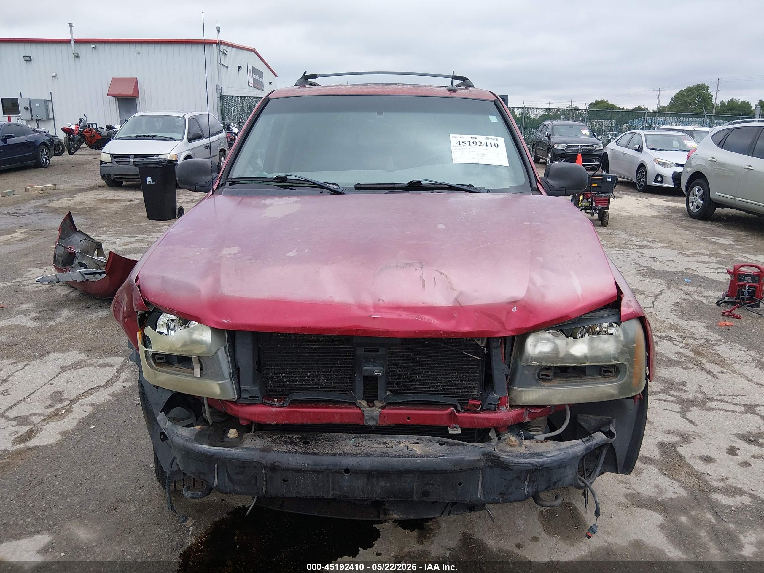 2004 Chevrolet Trailblazer Lt Red vin: 1GNDS13S742125495