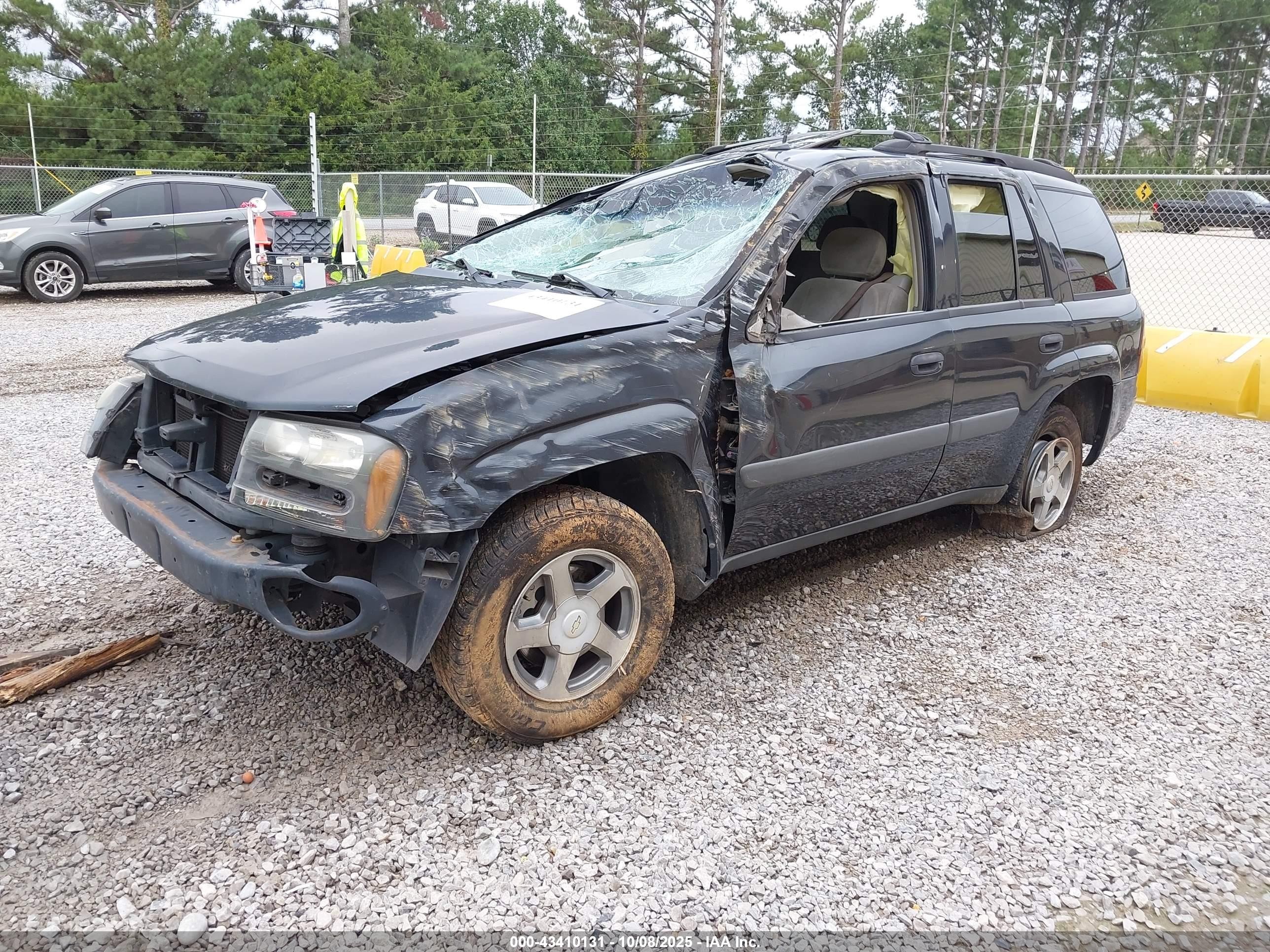 2005 Chevrolet Trailblazer Ls Синий vin: 1GNDS13S752292148