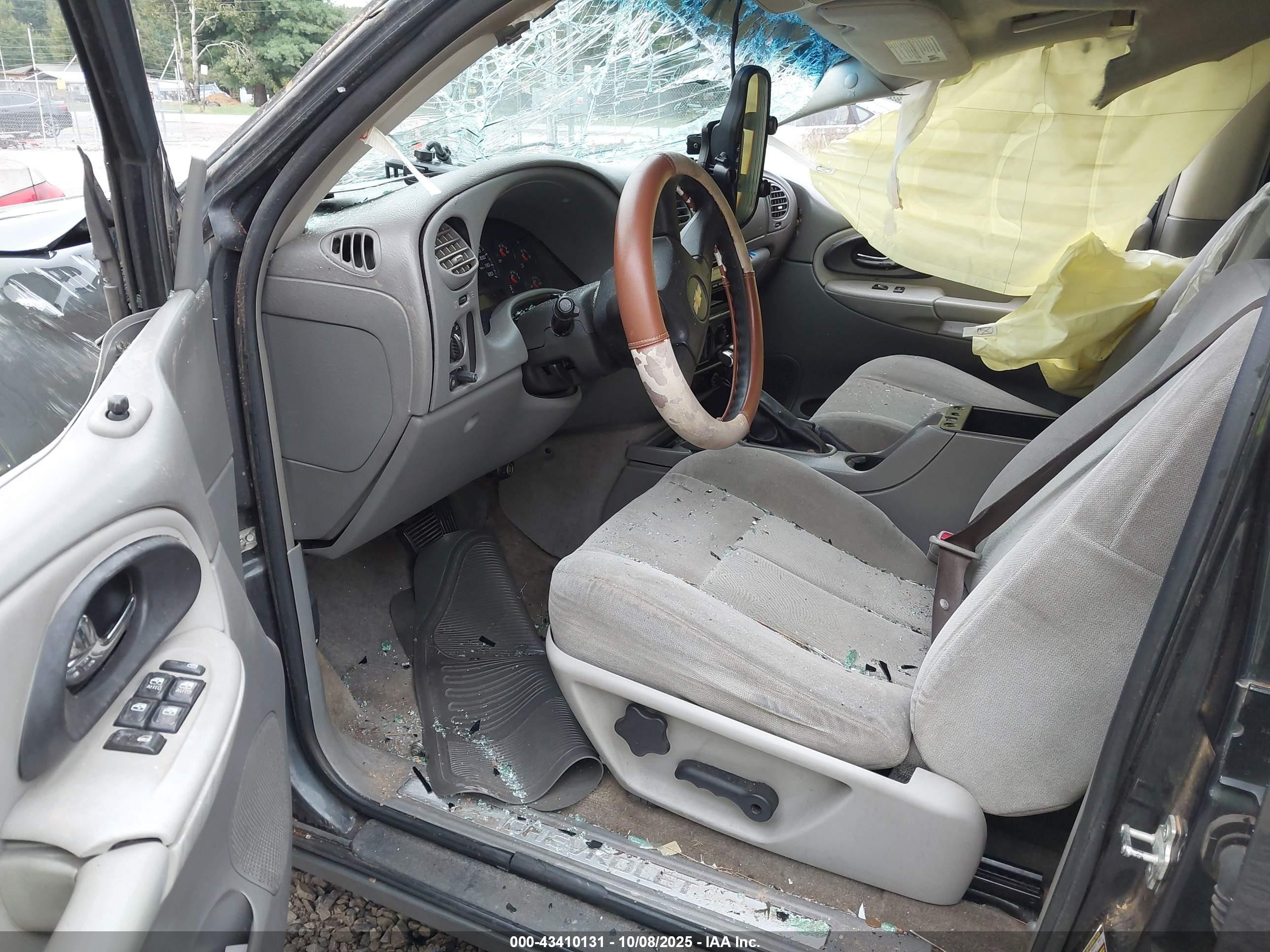 2005 Chevrolet Trailblazer Ls Синий vin: 1GNDS13S752292148