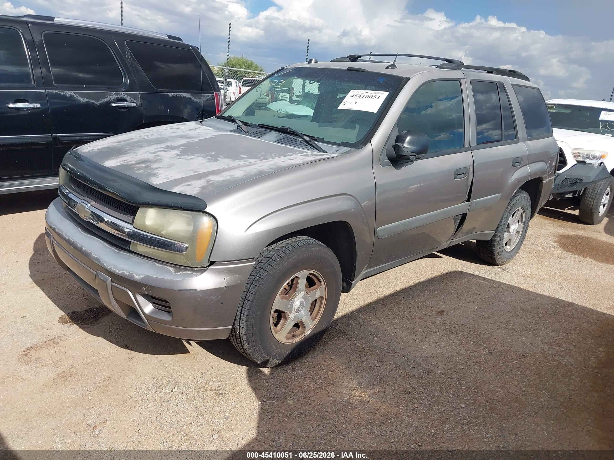 2005 Chevrolet Trailblazer Ls Champagne vin: 1GNDS13S752385333