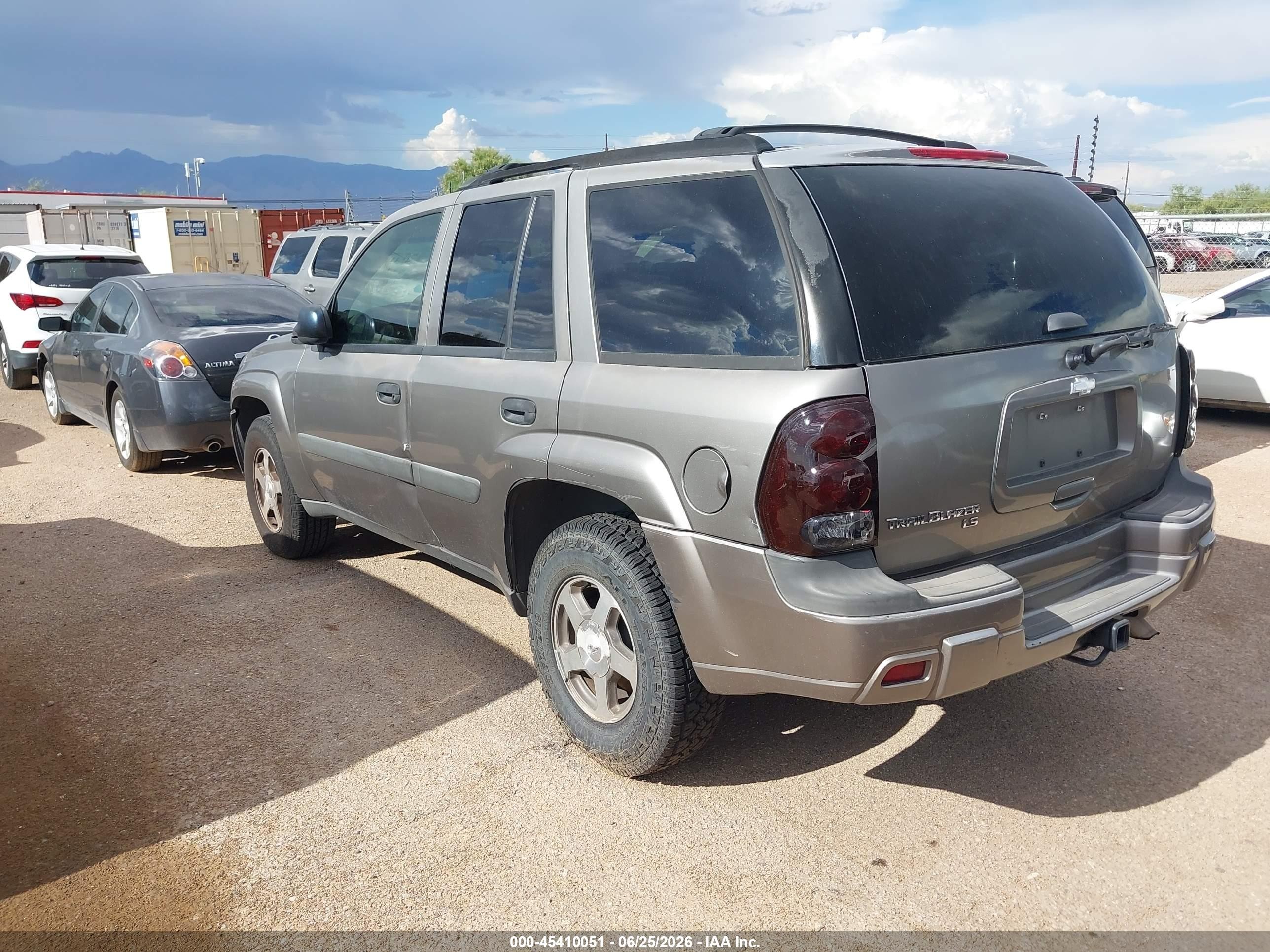 2005 Chevrolet Trailblazer Ls Champagne vin: 1GNDS13S752385333