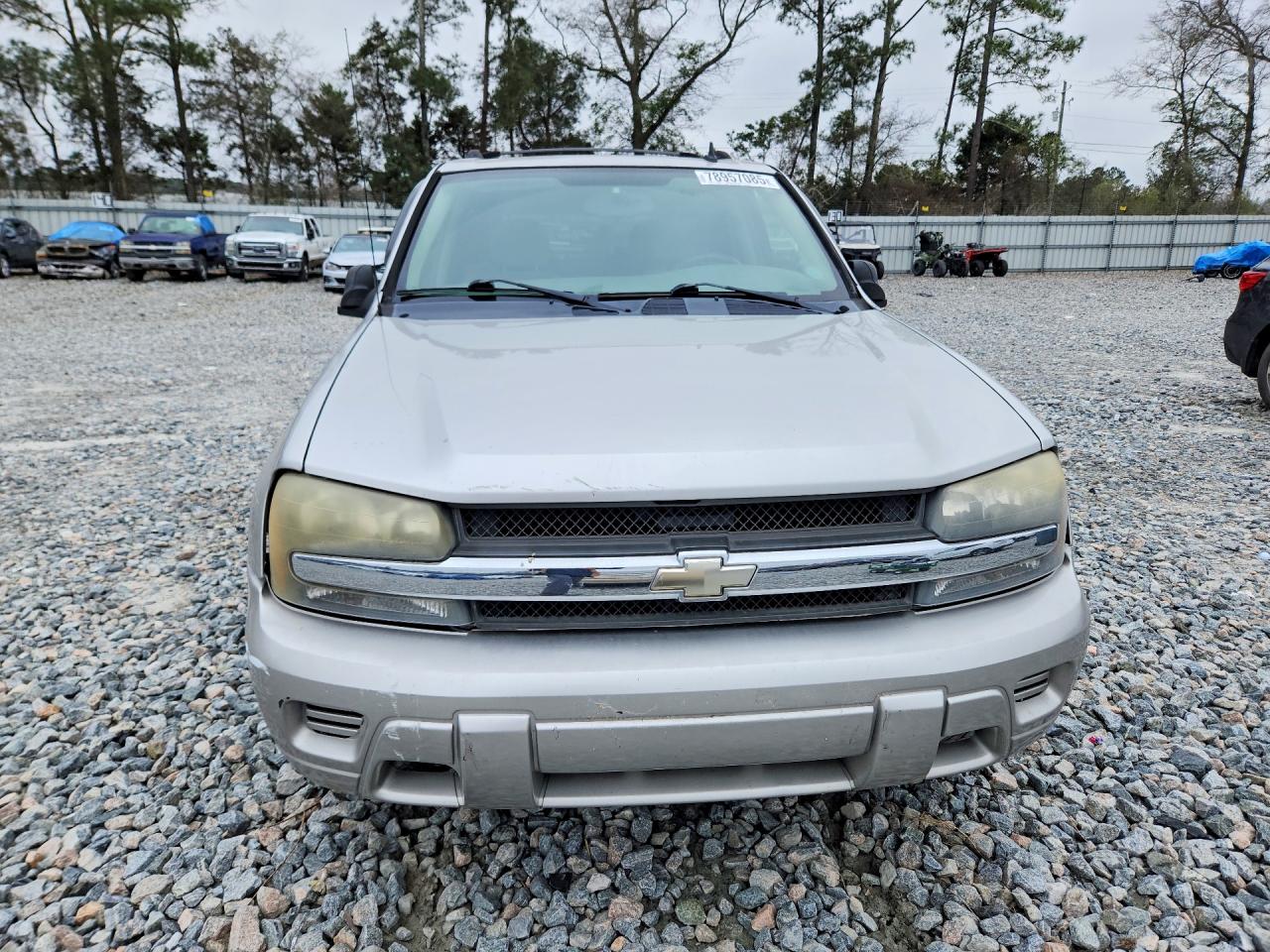 2006 Chevrolet Trailblazer Ls Silver vin: 1GNDS13S762165126