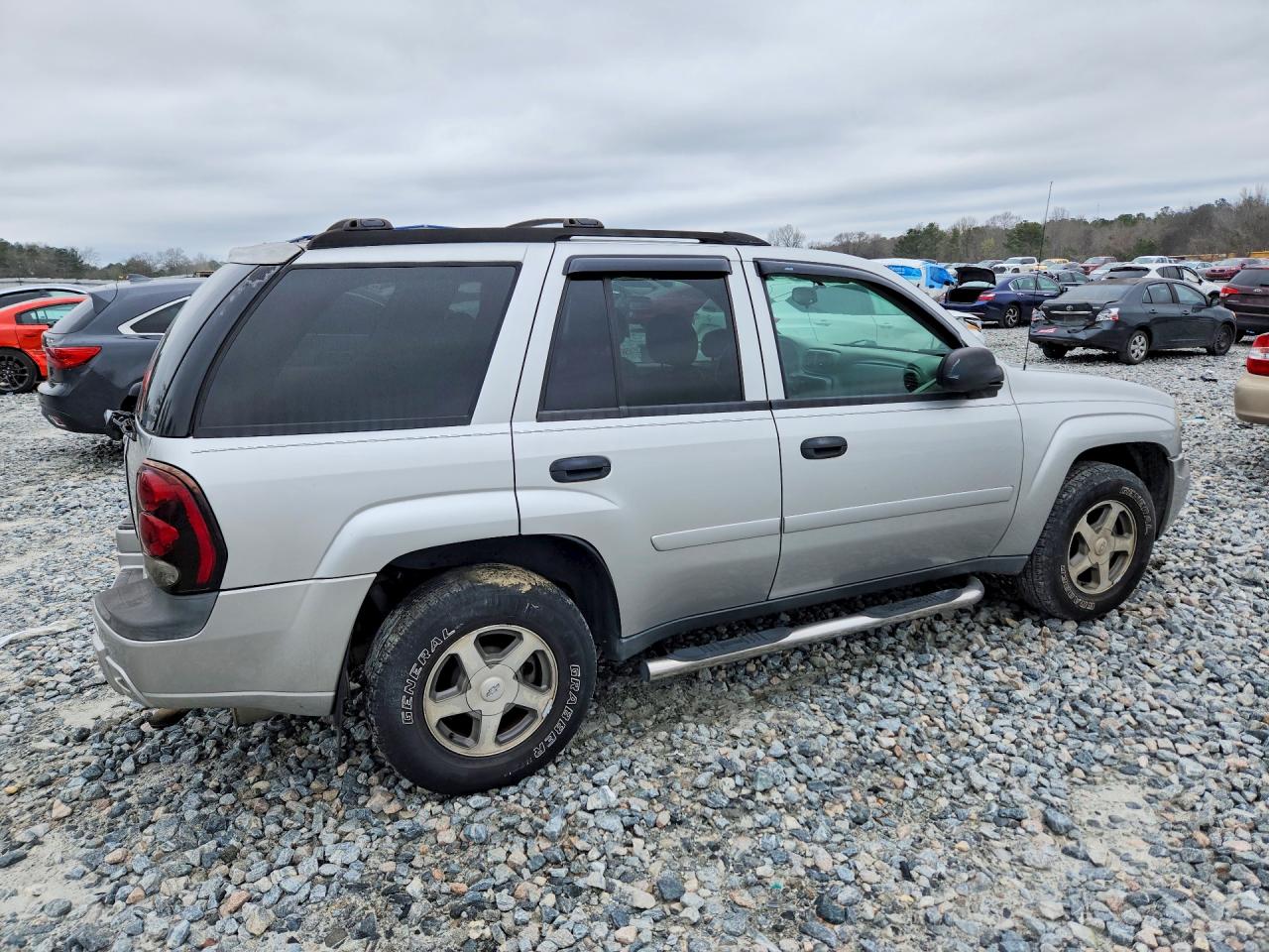 2006 Chevrolet Trailblazer Ls Silver vin: 1GNDS13S762165126