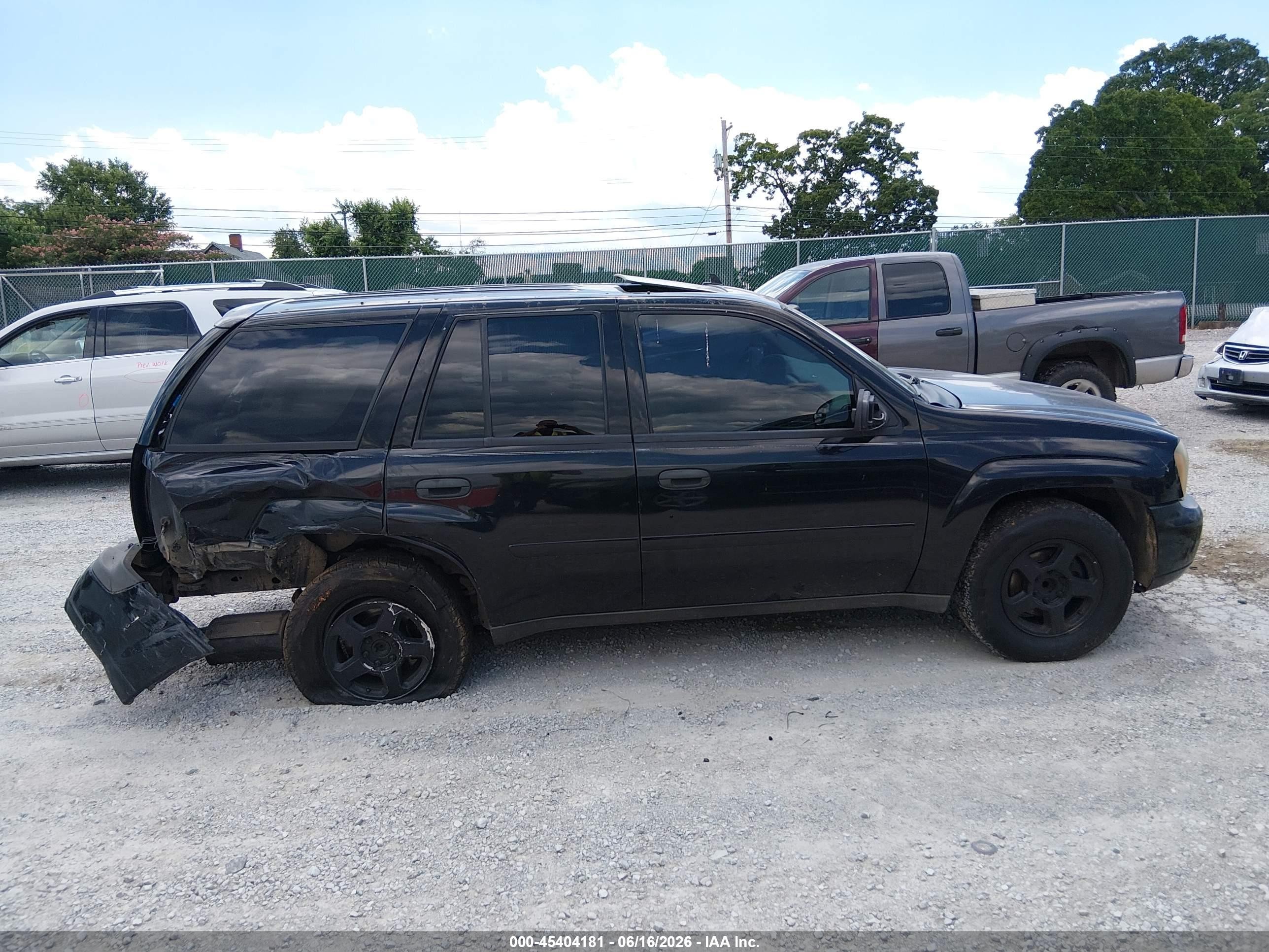 2006 Chevrolet Trailblazer Ls Черный vin: 1GNDS13S762265405