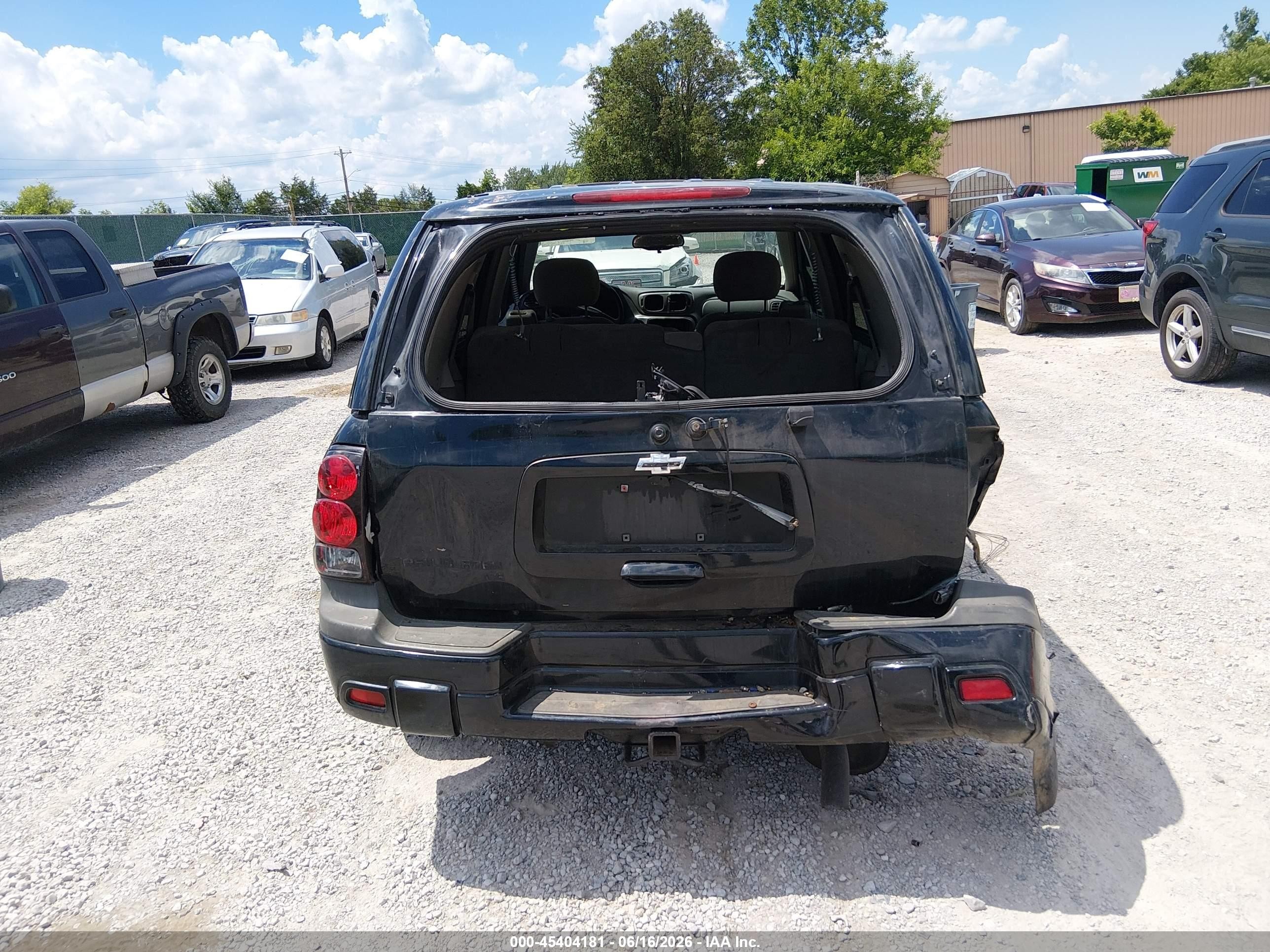 2006 Chevrolet Trailblazer Ls Черный vin: 1GNDS13S762265405