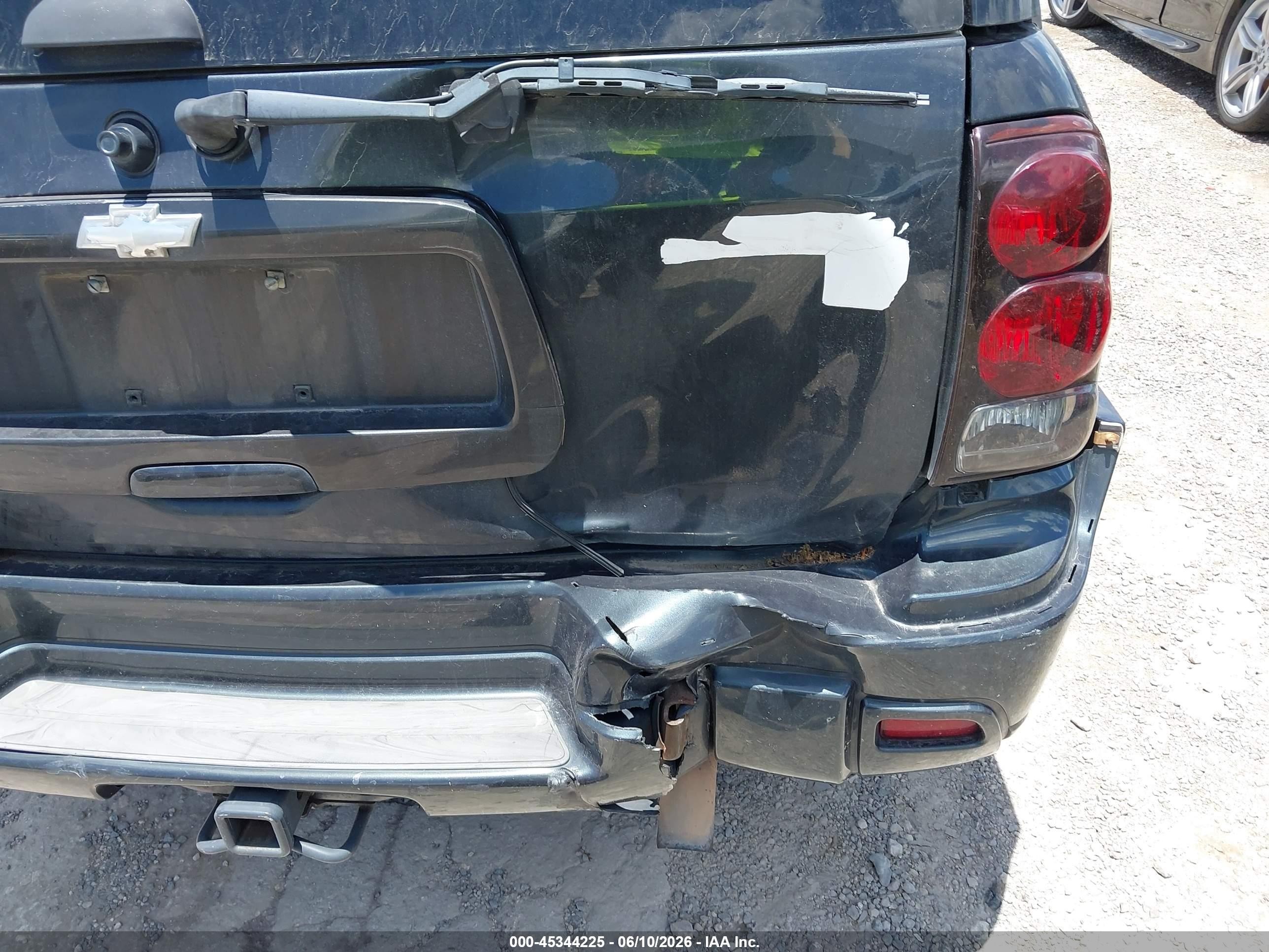 2006 Chevrolet Trailblazer Ls Gray vin: 1GNDS13S762333458