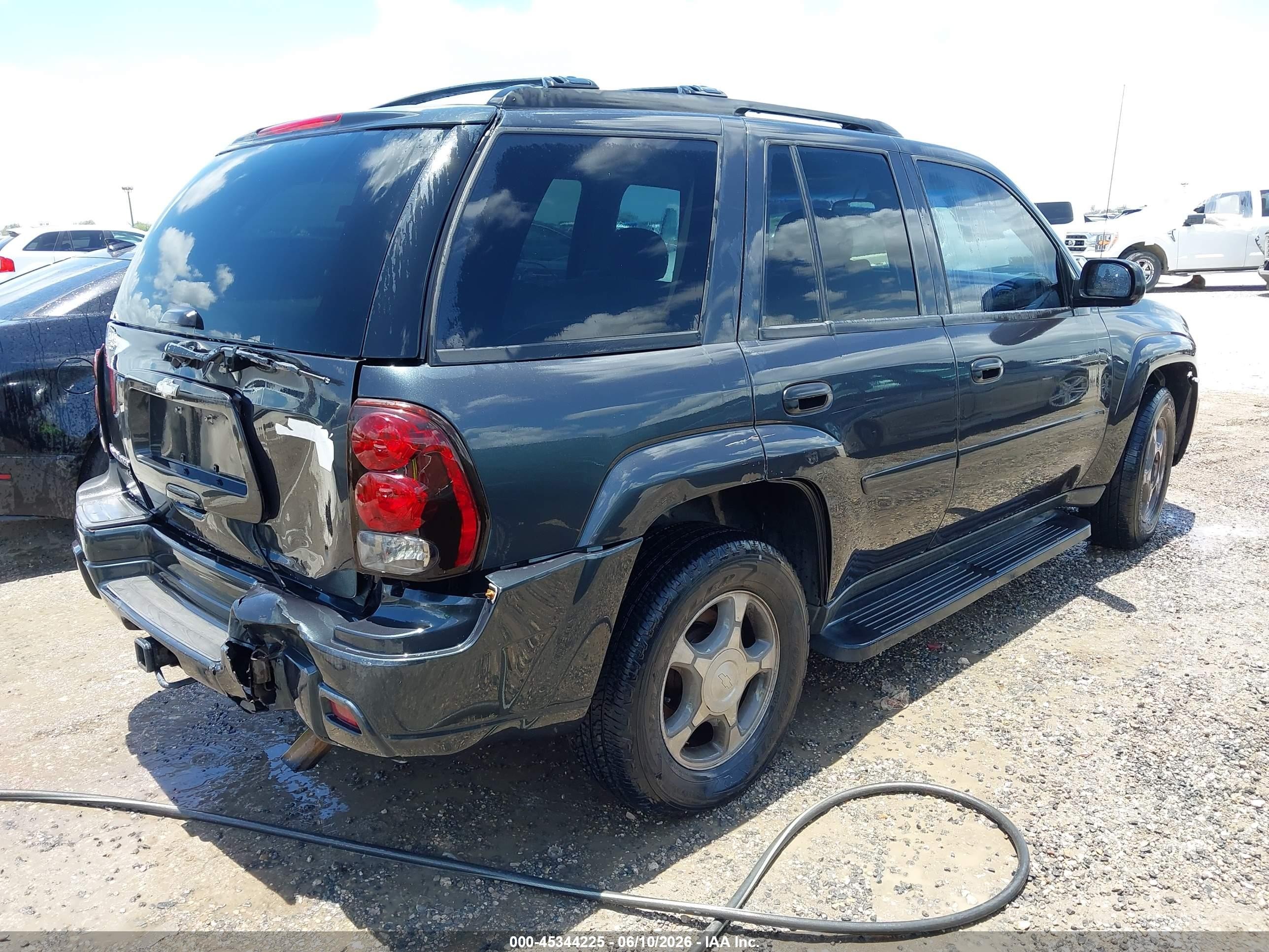 2006 Chevrolet Trailblazer Ls Gray vin: 1GNDS13S762333458