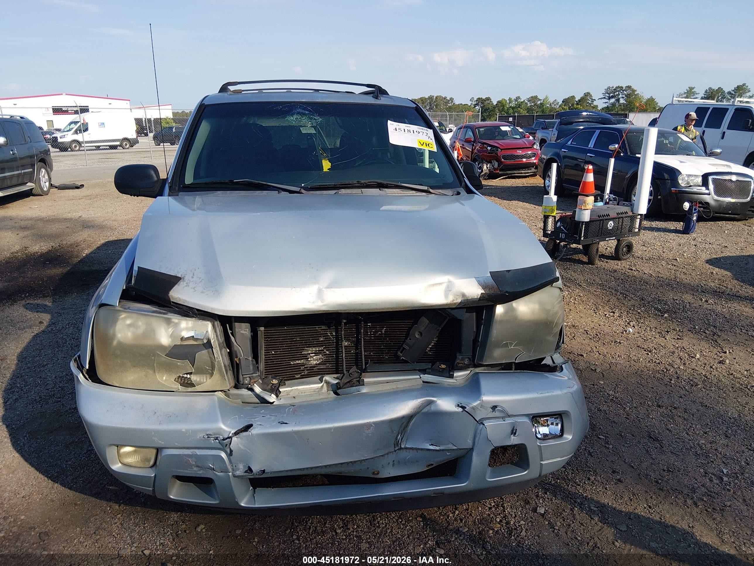 2007 Chevrolet Trailblazer Lt Silver vin: 1GNDS13S772230946