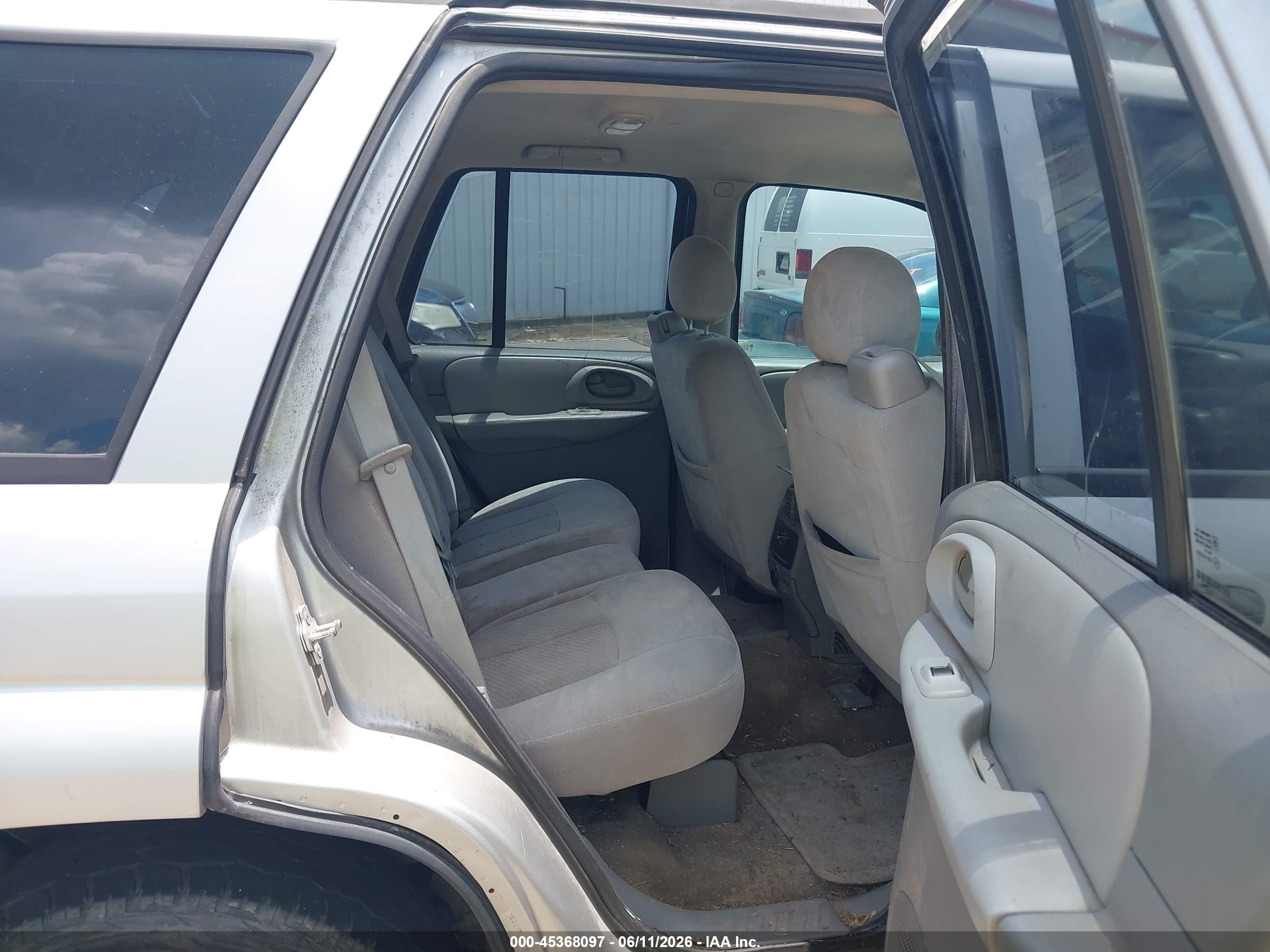 2008 Chevrolet Trailblazer Fleet Silver vin: 1GNDS13S782206759