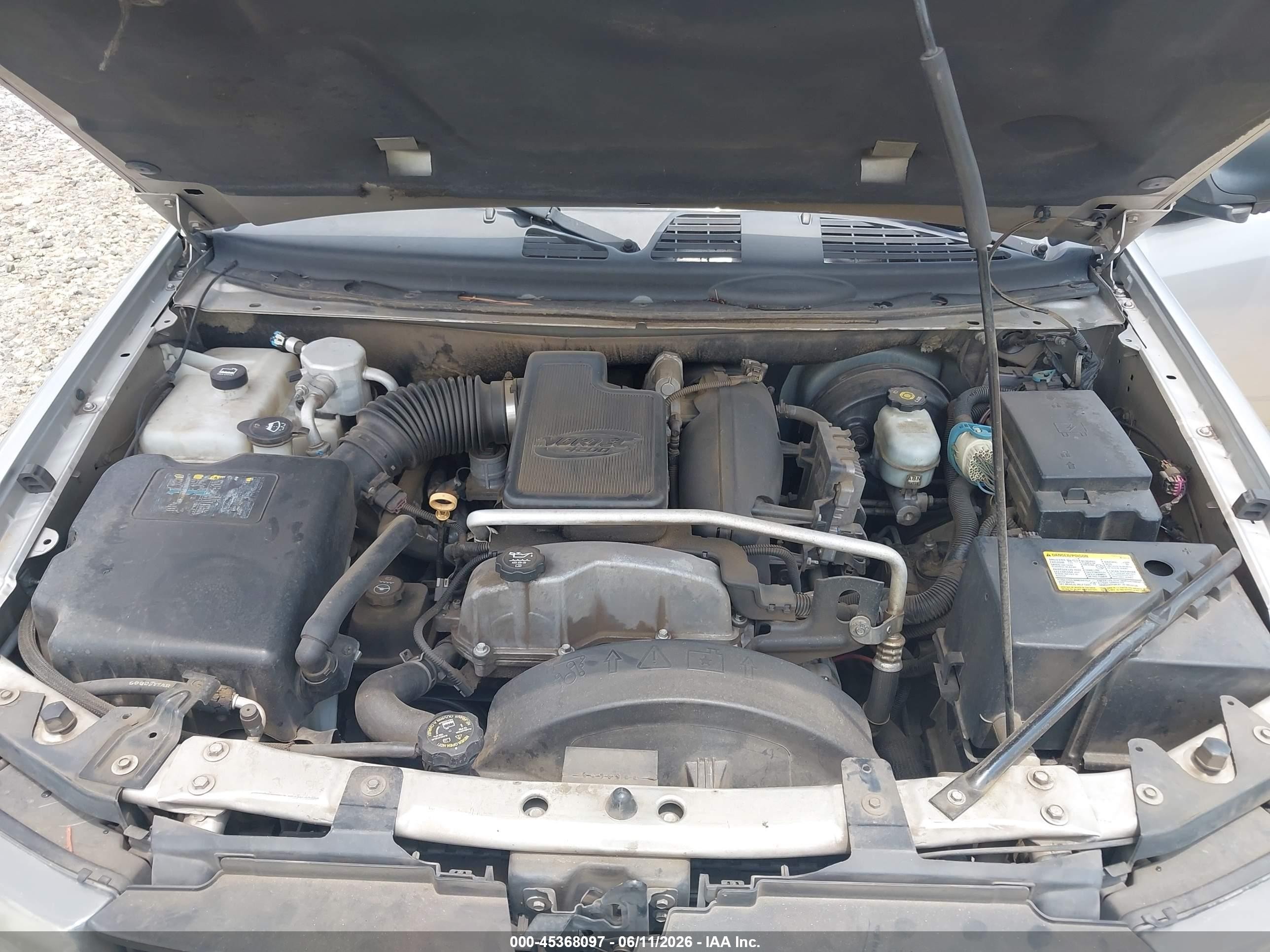 2008 Chevrolet Trailblazer Fleet Silver vin: 1GNDS13S782206759