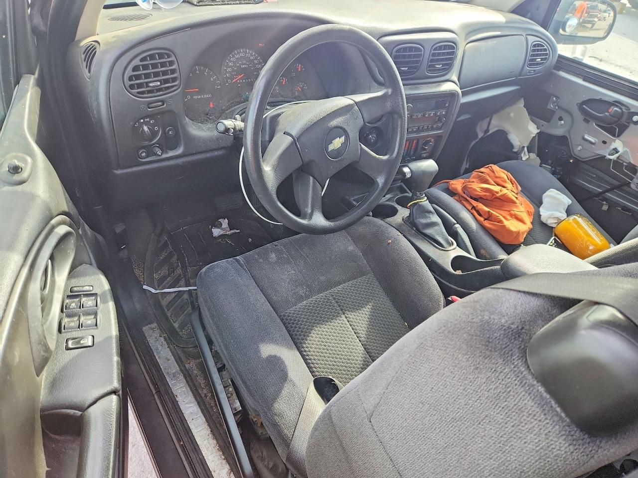 2008 Chevrolet Trailblazer Ls Gray vin: 1GNDS13S782227367