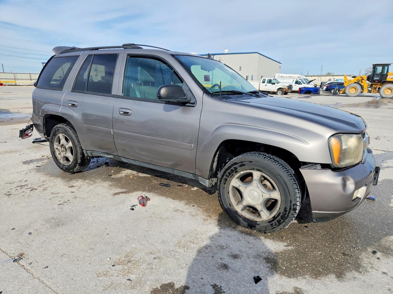2008 Chevrolet Trailblazer Ls Gray vin: 1GNDS13S782227367