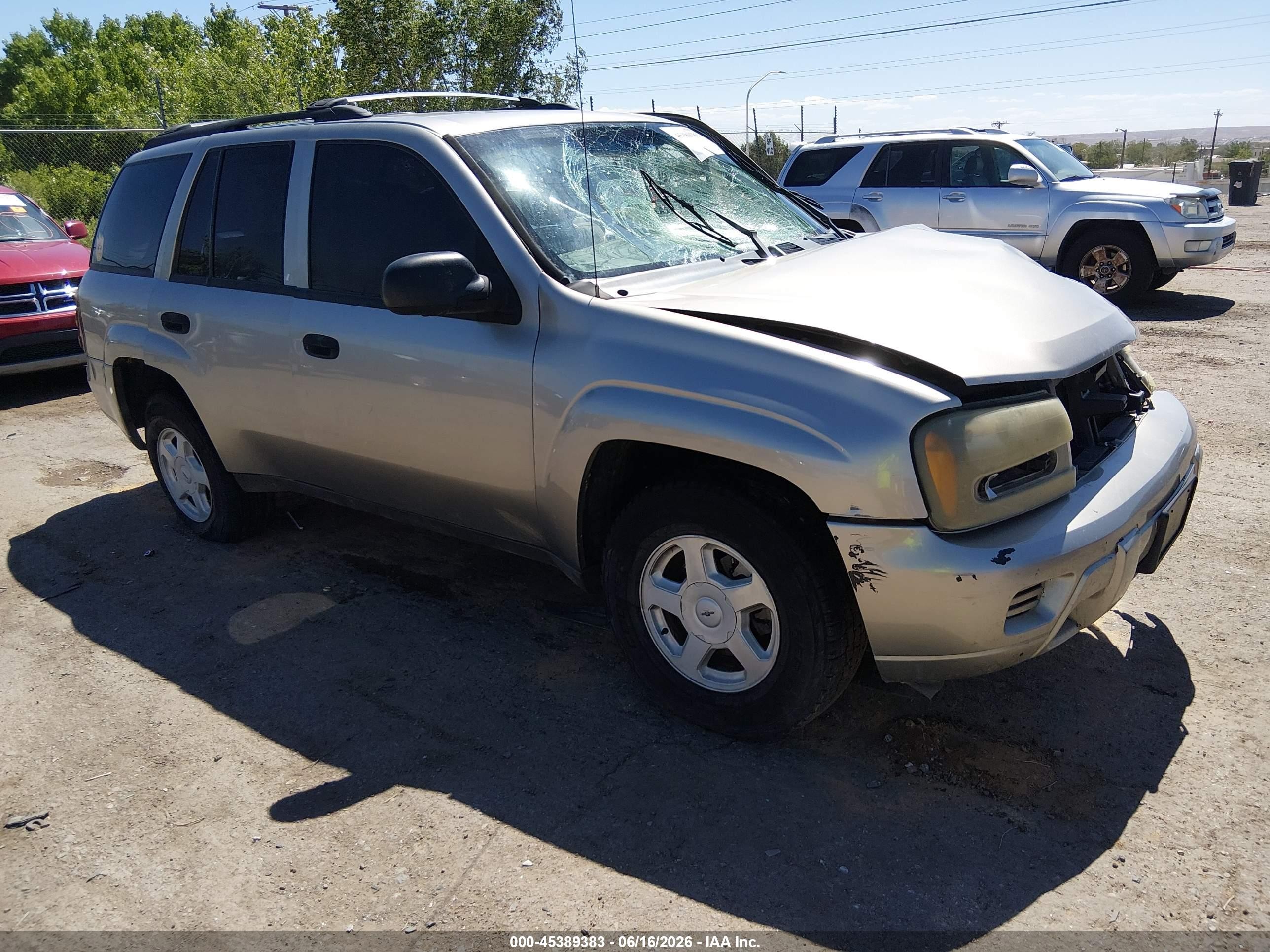 2002 Chevrolet Trailblazer Ls Tan vin: 1GNDS13S822506253