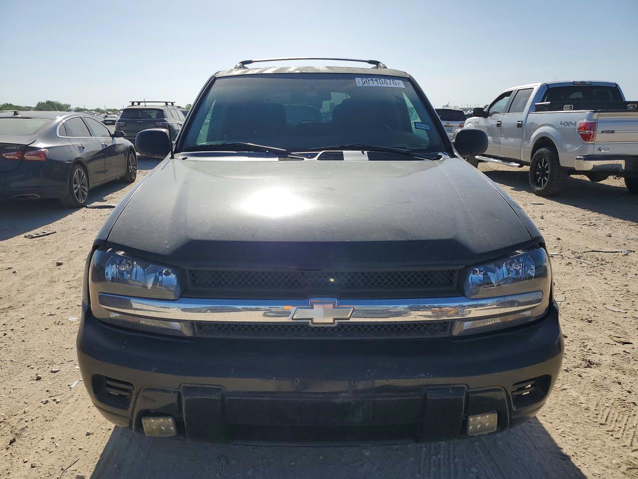 2003 Chevrolet Trailblazer Black vin: 1GNDS13S832277526