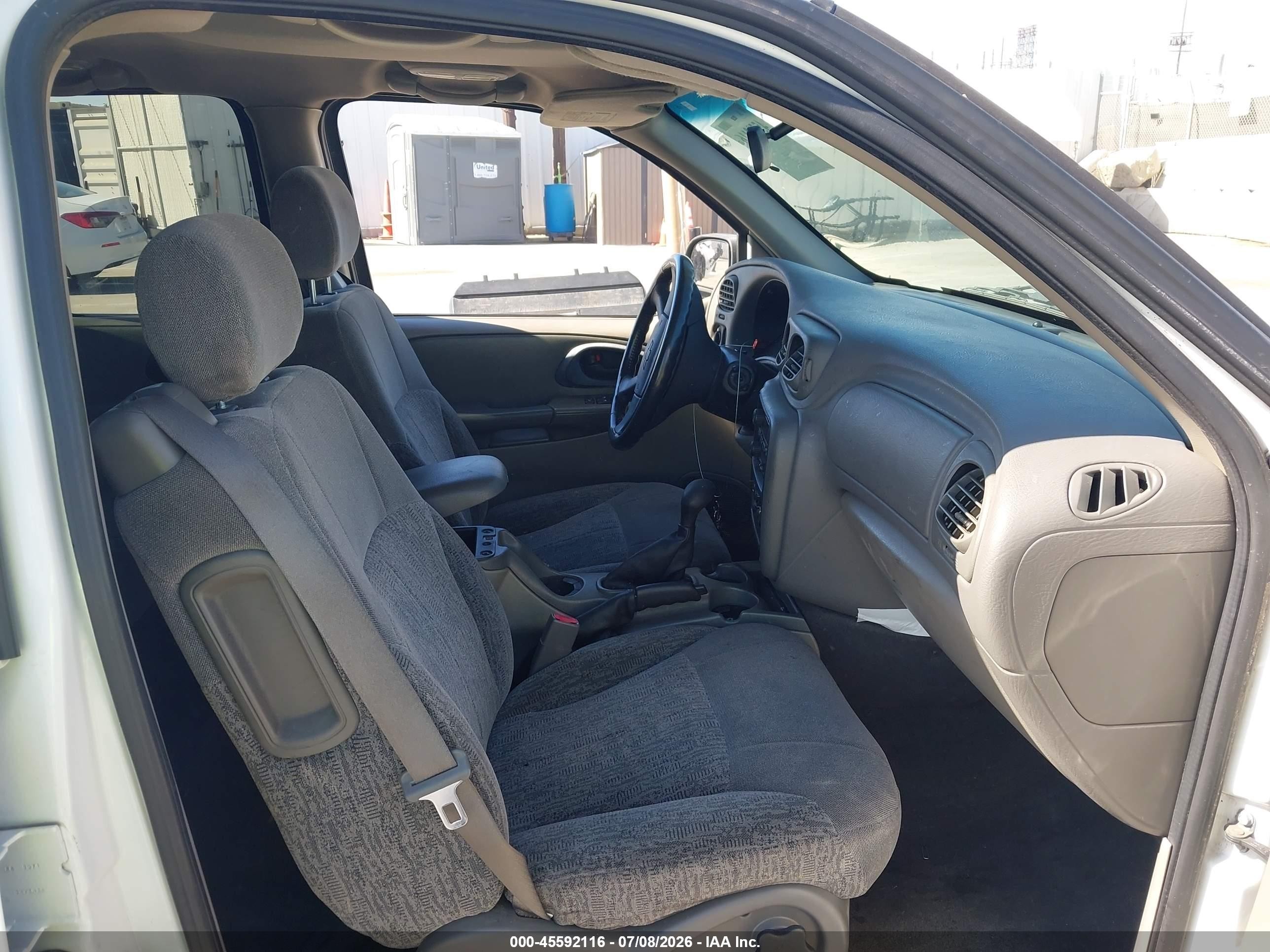 2003 Chevrolet Trailblazer Ls White vin: 1GNDS13S832394782
