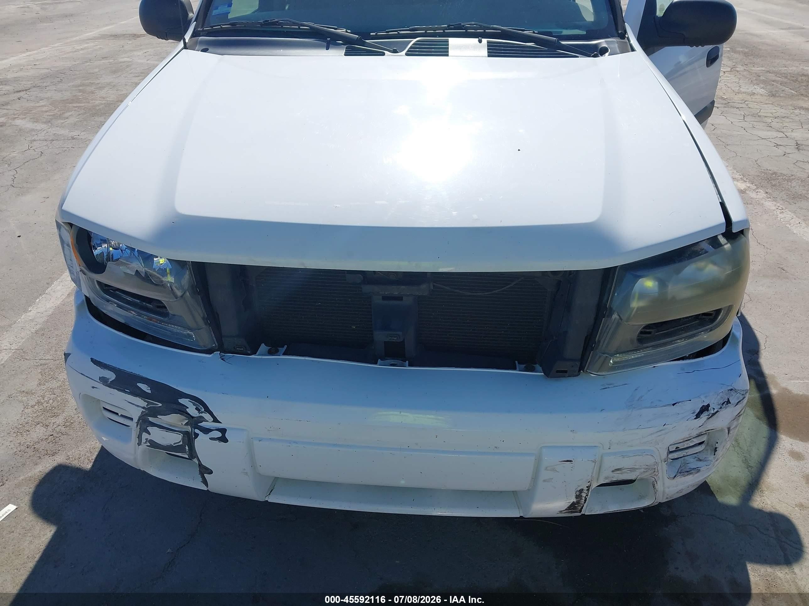 2003 Chevrolet Trailblazer Ls White vin: 1GNDS13S832394782