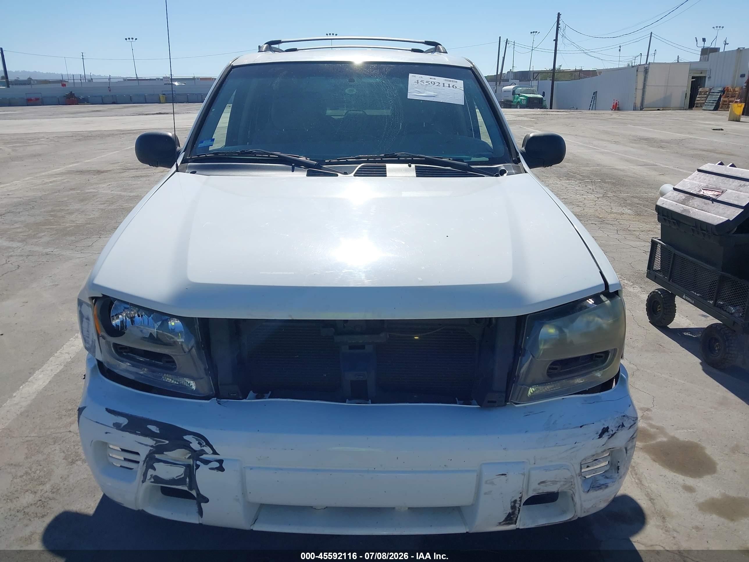 2003 Chevrolet Trailblazer Ls White vin: 1GNDS13S832394782