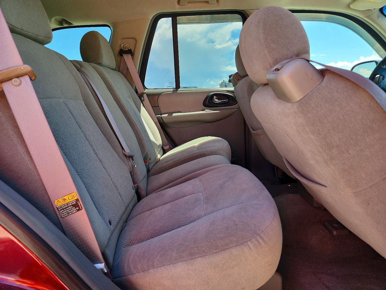 2005 Chevrolet Trailblazer Ls Burgundy vin: 1GNDS13S852125796