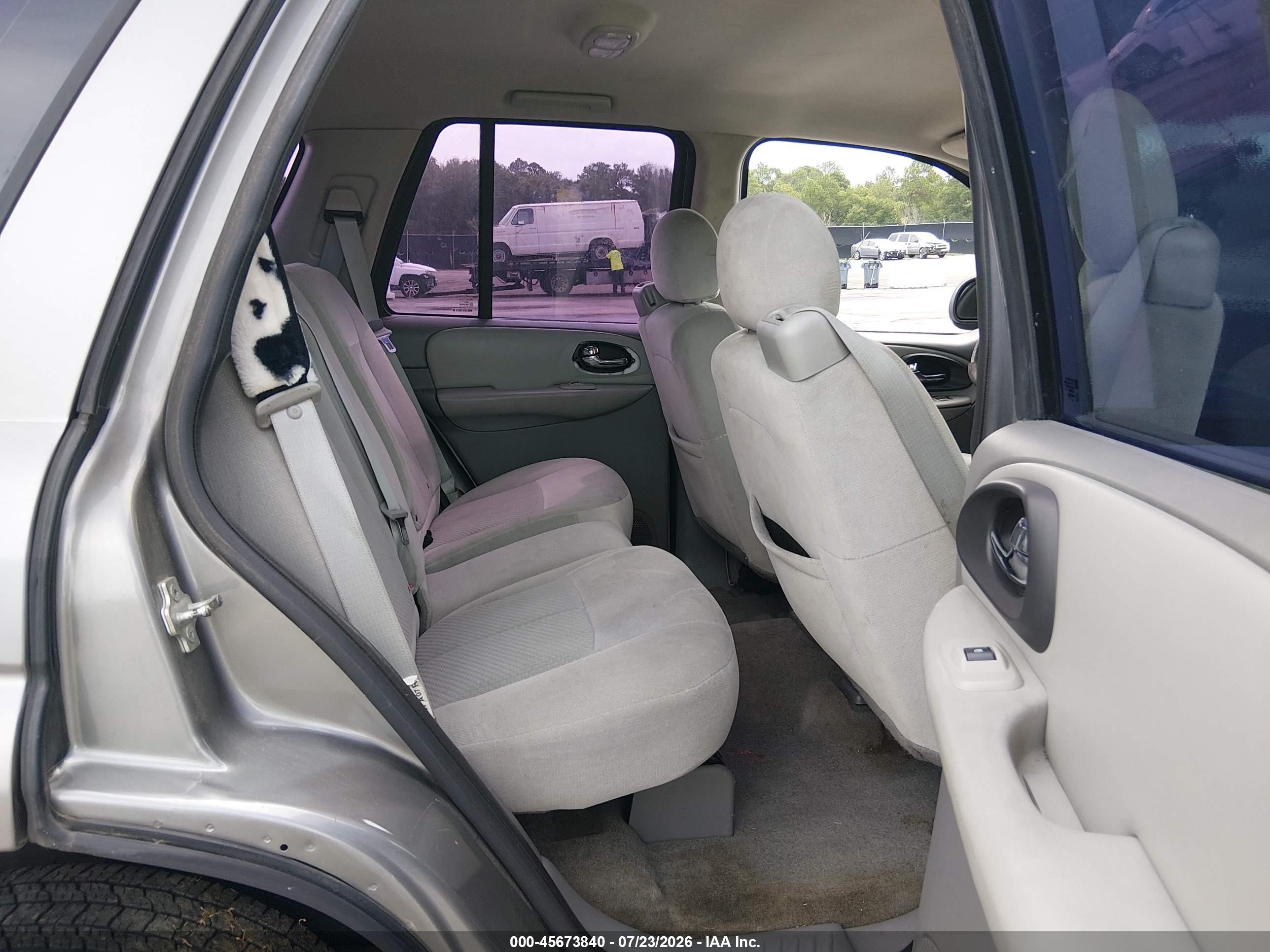 2007 Chevrolet Trailblazer Ls Gray vin: 1GNDS13S872272249