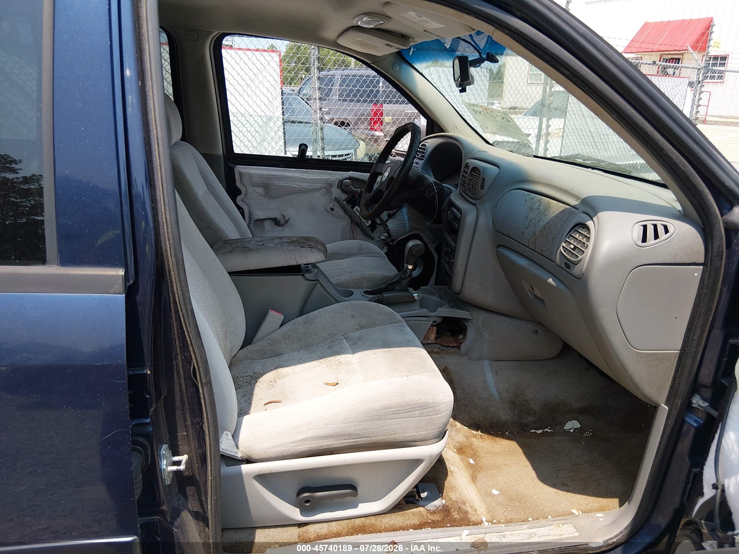 2008 Chevrolet Trailblazer Fleet Blue vin: 1GNDS13S882142148