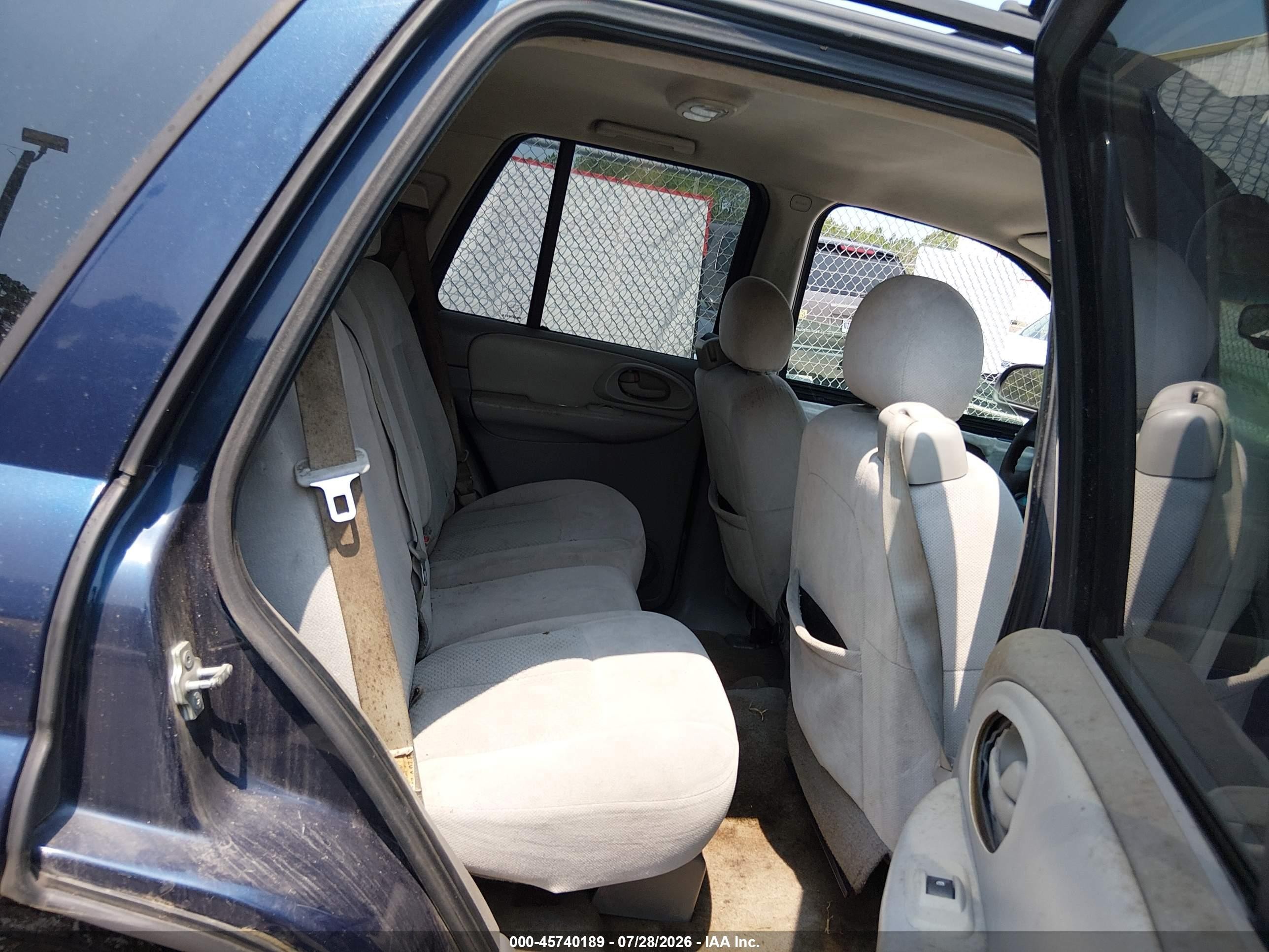 2008 Chevrolet Trailblazer Fleet Blue vin: 1GNDS13S882142148