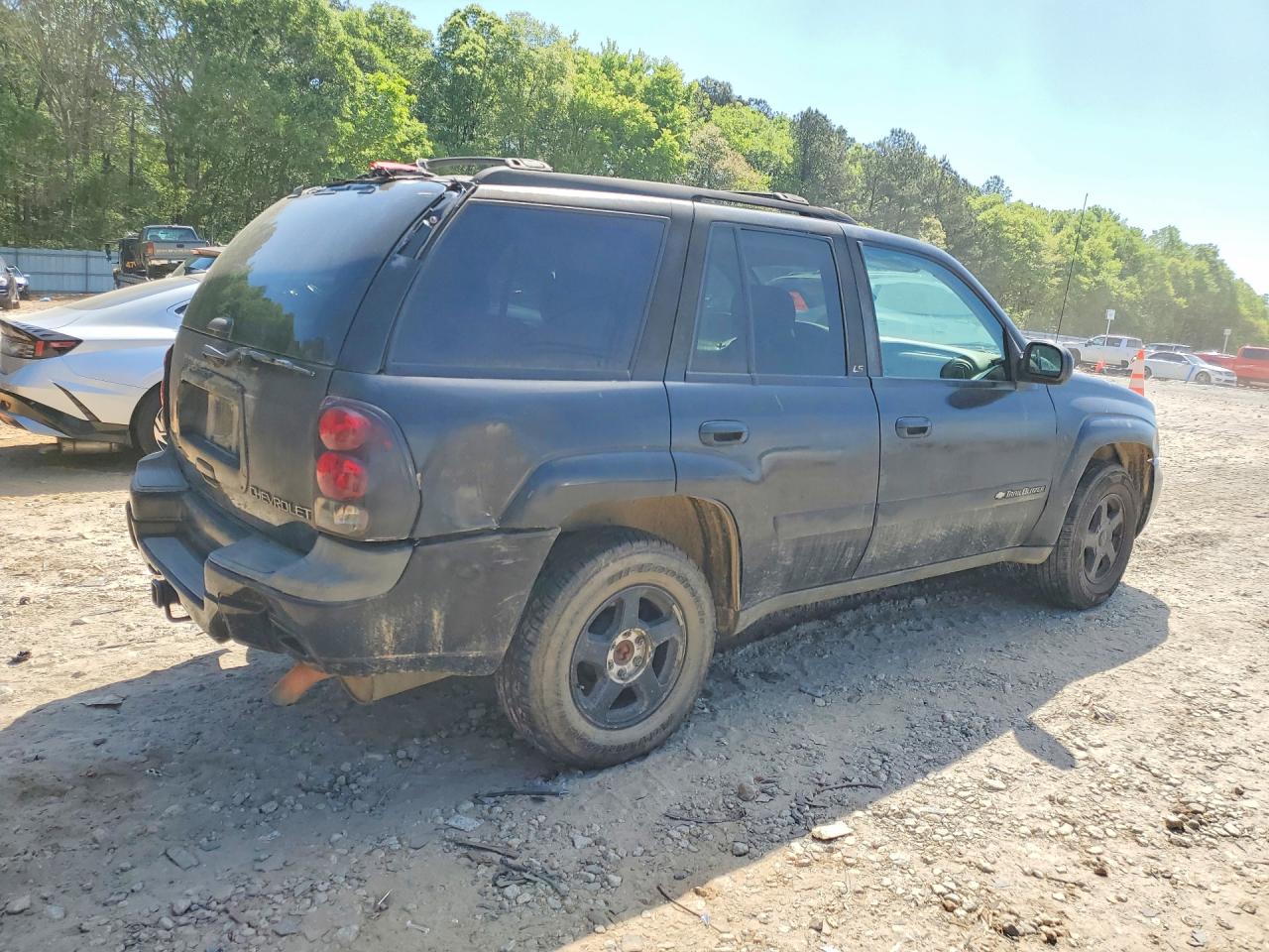 2003 Chevrolet Trailblazer Black vin: 1GNDS13S932353805