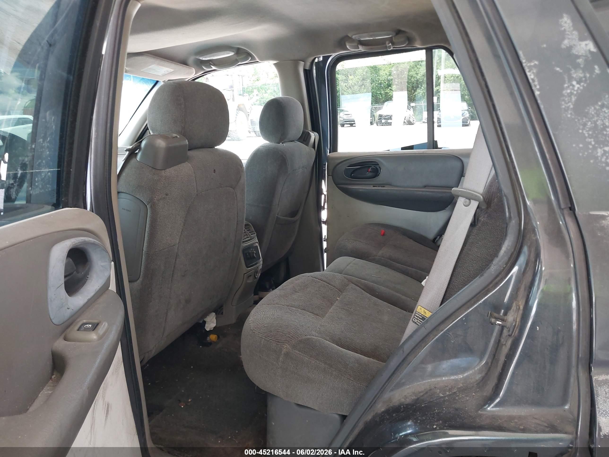 2004 Chevrolet Trailblazer Ls Black vin: 1GNDS13S942211536