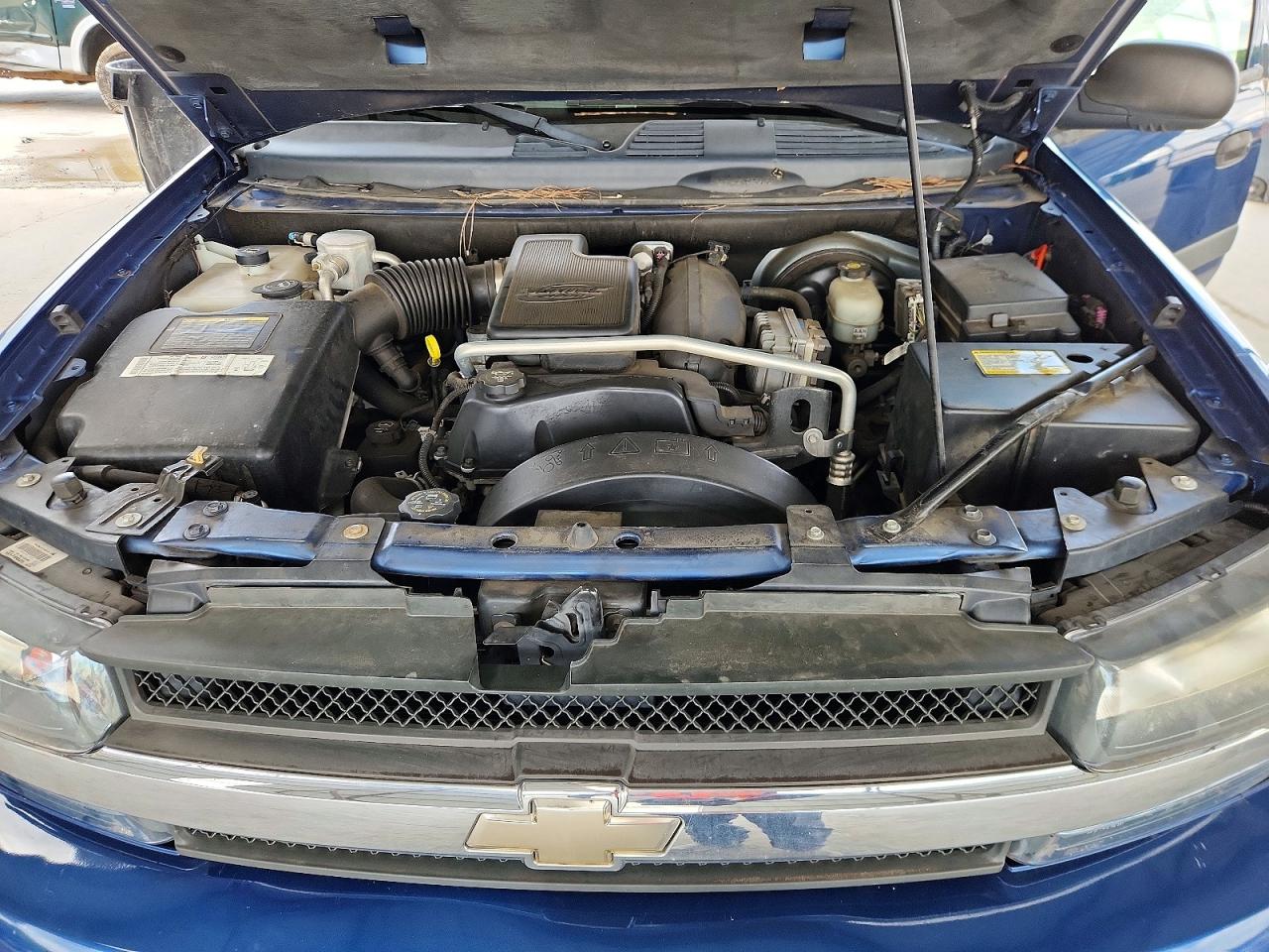 2005 Chevrolet Trailblazer Ls Blue vin: 1GNDS13S952214745