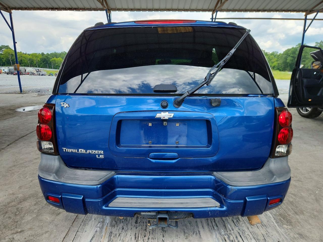 2005 Chevrolet Trailblazer Ls Blue vin: 1GNDS13S952214745