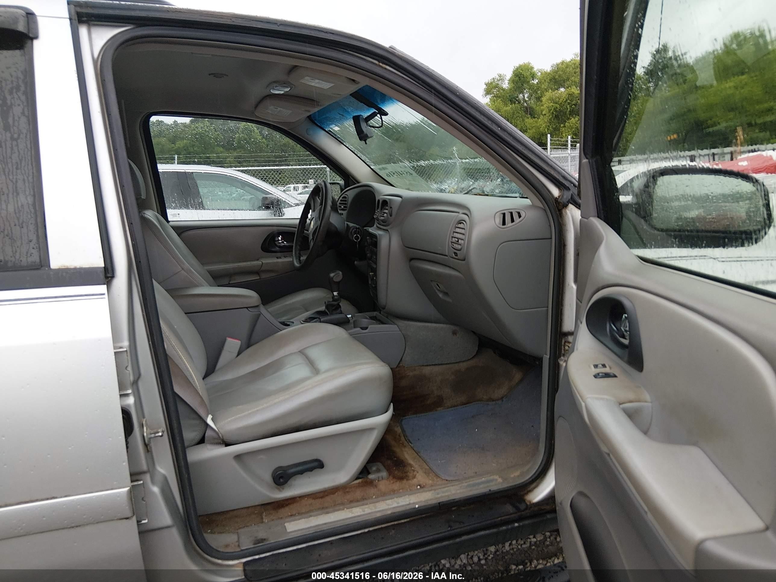 2006 Chevrolet Trailblazer Ls Silver vin: 1GNDS13S962156086