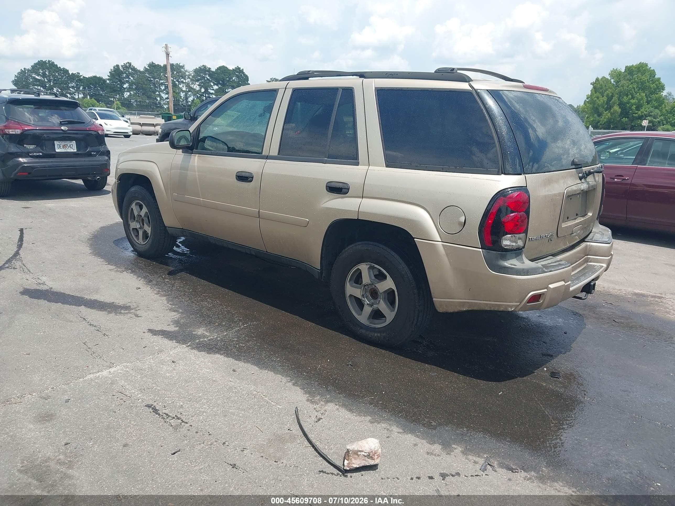 2006 Chevrolet Trailblazer Ls Beige vin: 1GNDS13S962269567
