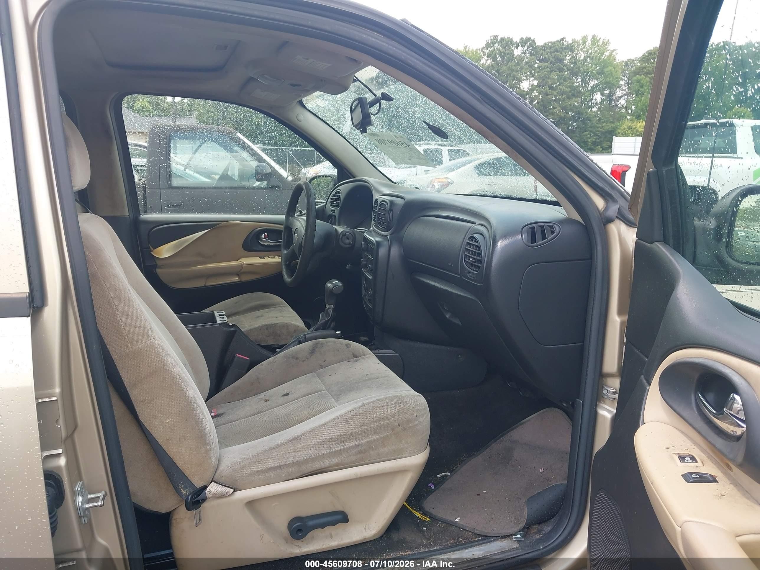 2006 Chevrolet Trailblazer Ls Beige vin: 1GNDS13S962269567