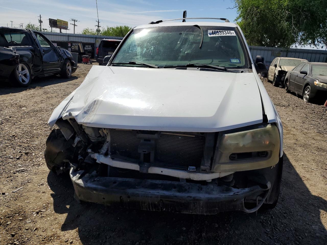 2007 Chevrolet Trailblazer Ls Белый vin: 1GNDS13S972116284