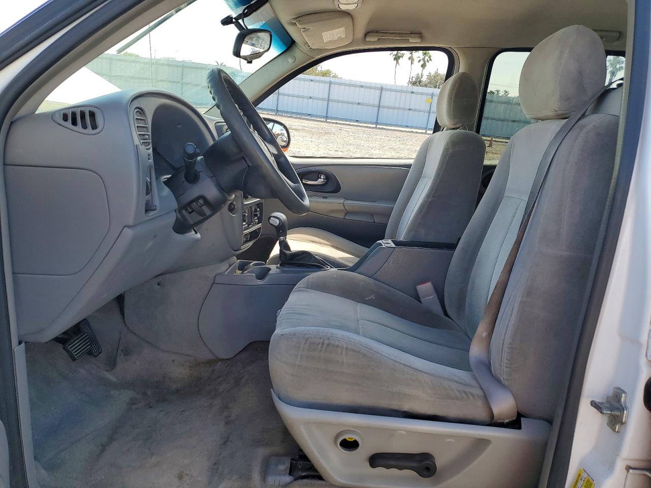 2007 Chevrolet Trailblazer Ls Белый vin: 1GNDS13S972116284