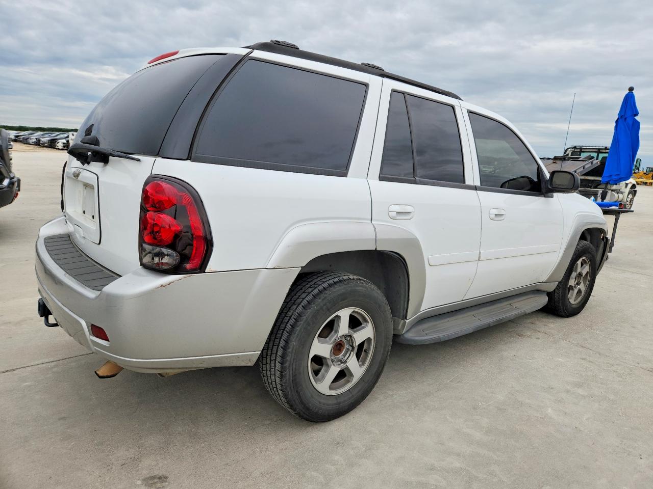 2007 Chevrolet Trailblazer Ls White vin: 1GNDS13S972291960