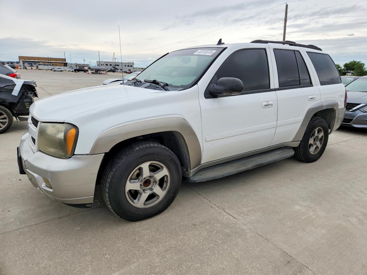 2007 Chevrolet Trailblazer Ls White vin: 1GNDS13S972291960
