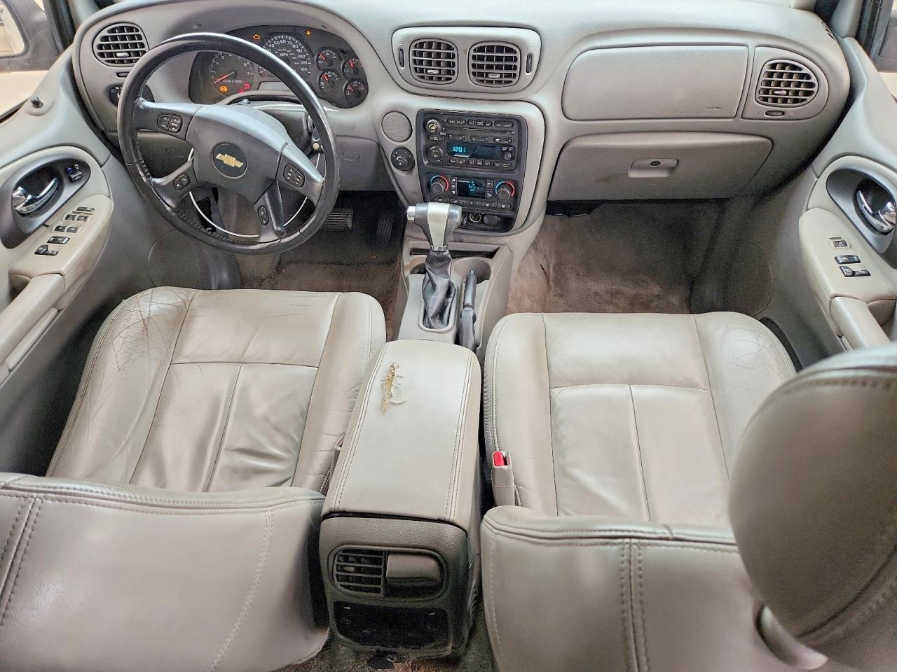 2007 Chevrolet Trailblazer Ls White vin: 1GNDS13S972291960