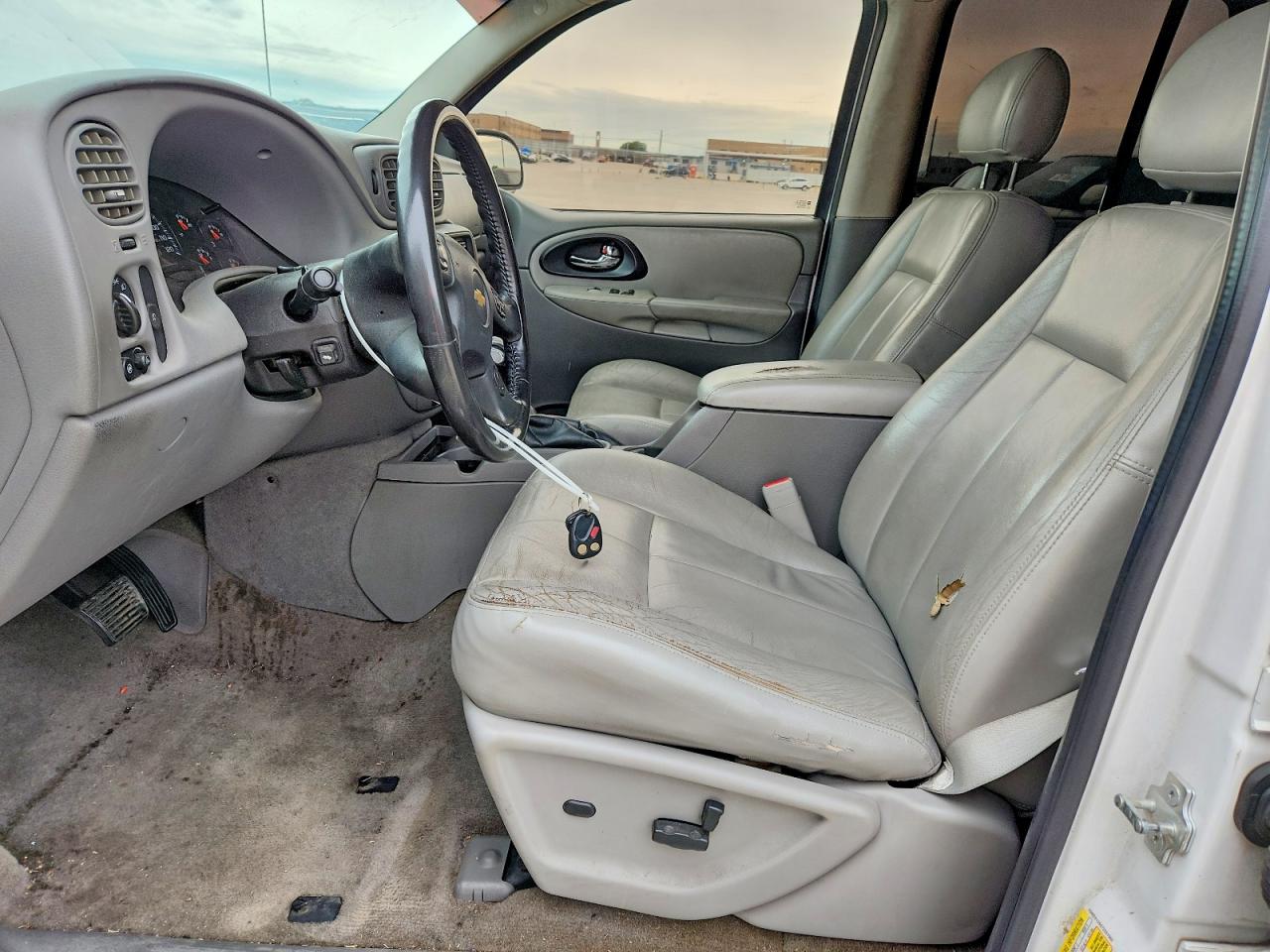 2007 Chevrolet Trailblazer Ls White vin: 1GNDS13S972291960