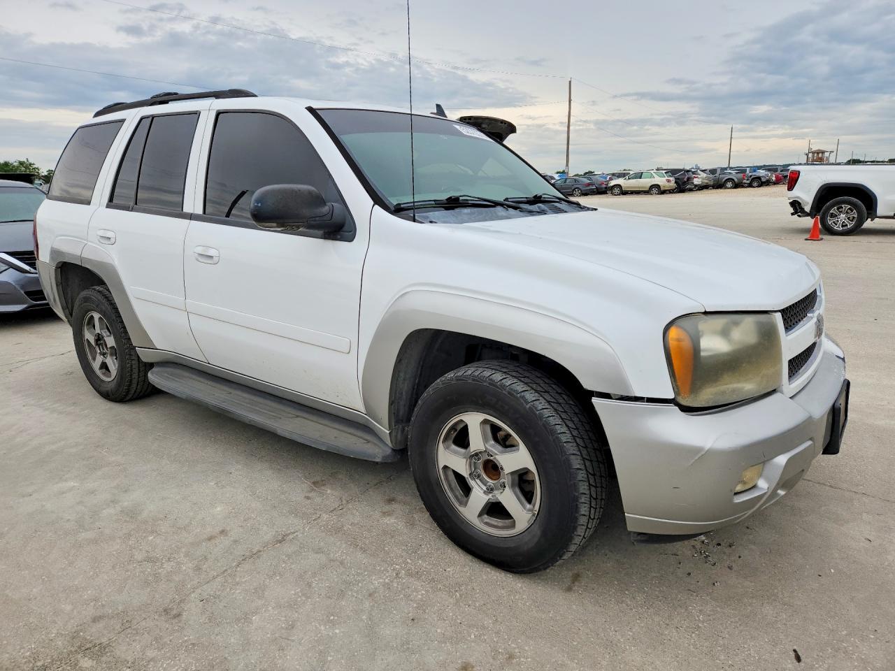 2007 Chevrolet Trailblazer Ls White vin: 1GNDS13S972291960