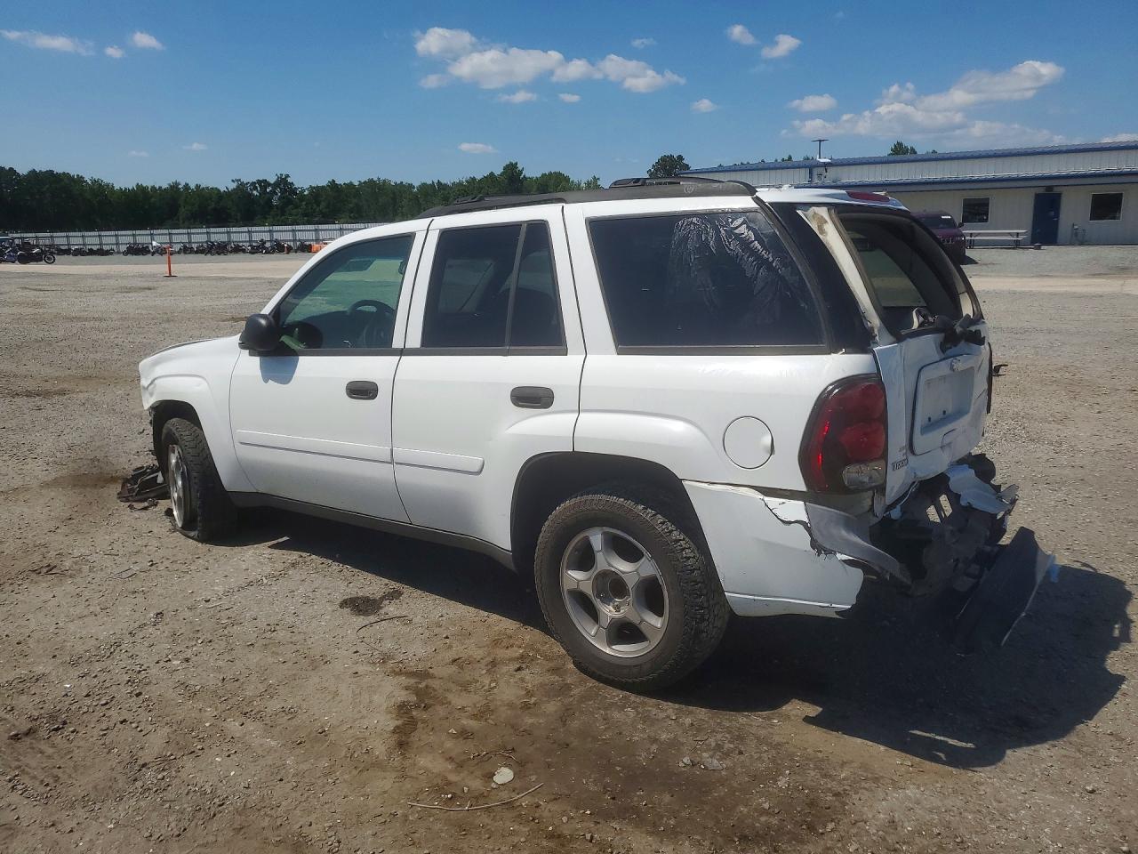 2008 Chevrolet Trailblazer Ls Белый vin: 1GNDS13S982103746