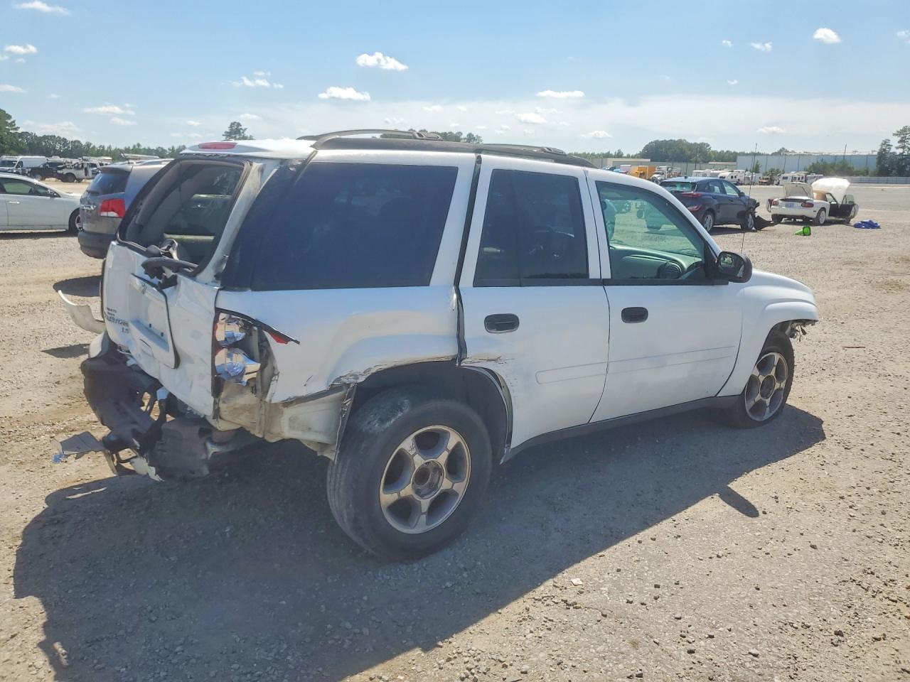 2008 Chevrolet Trailblazer Ls Белый vin: 1GNDS13S982103746